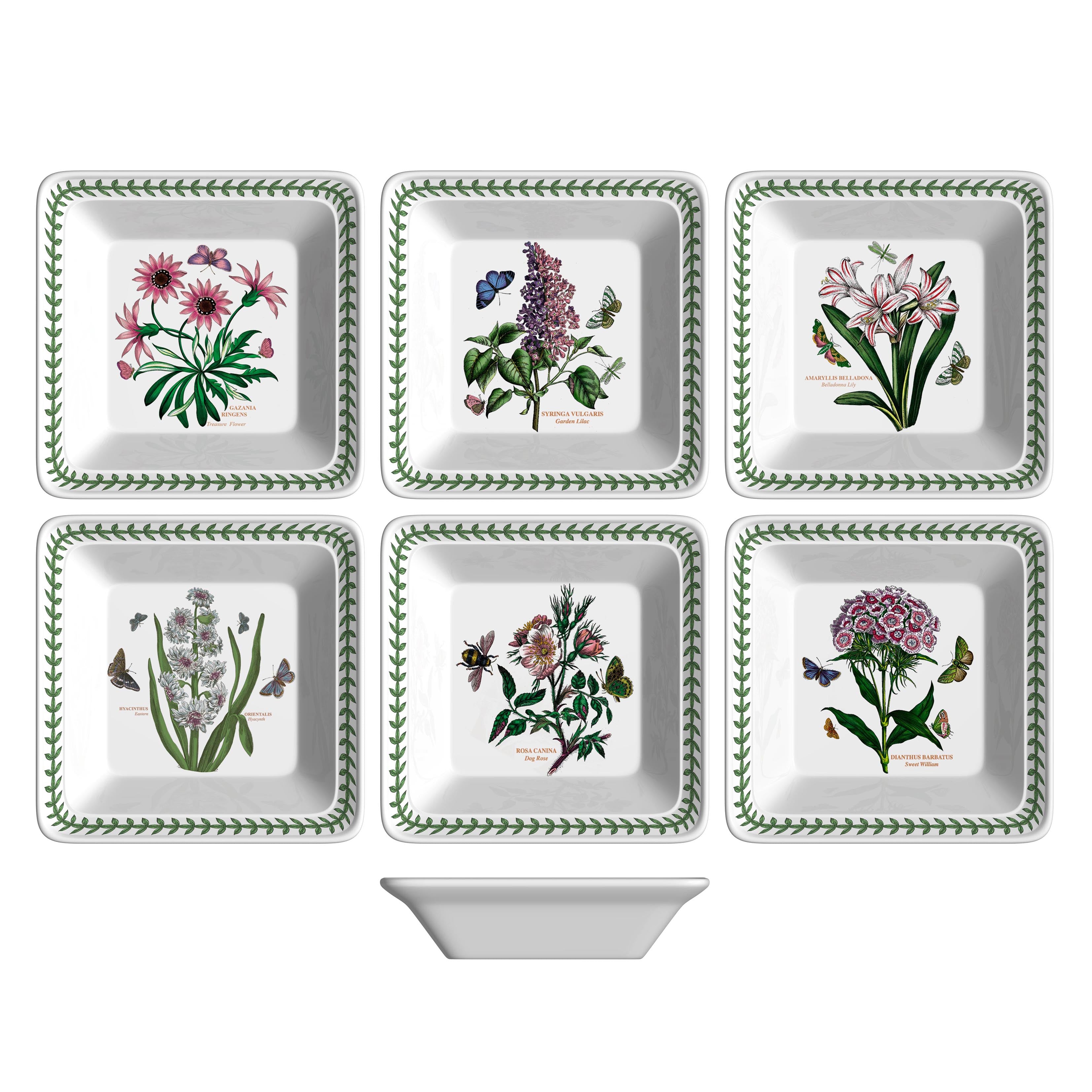 Botanic Garden Deep Pasta Bowl 7.5" Set 6 Set of 6