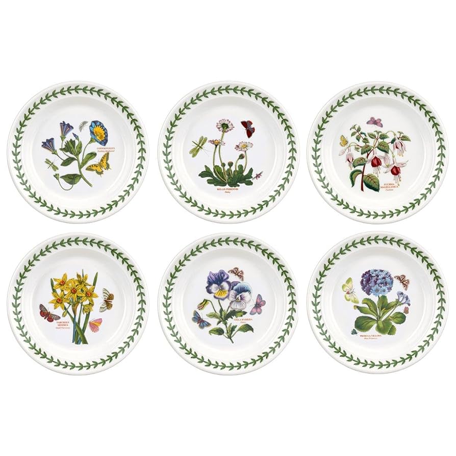 Botanic Garden Oval Plate Set of 6