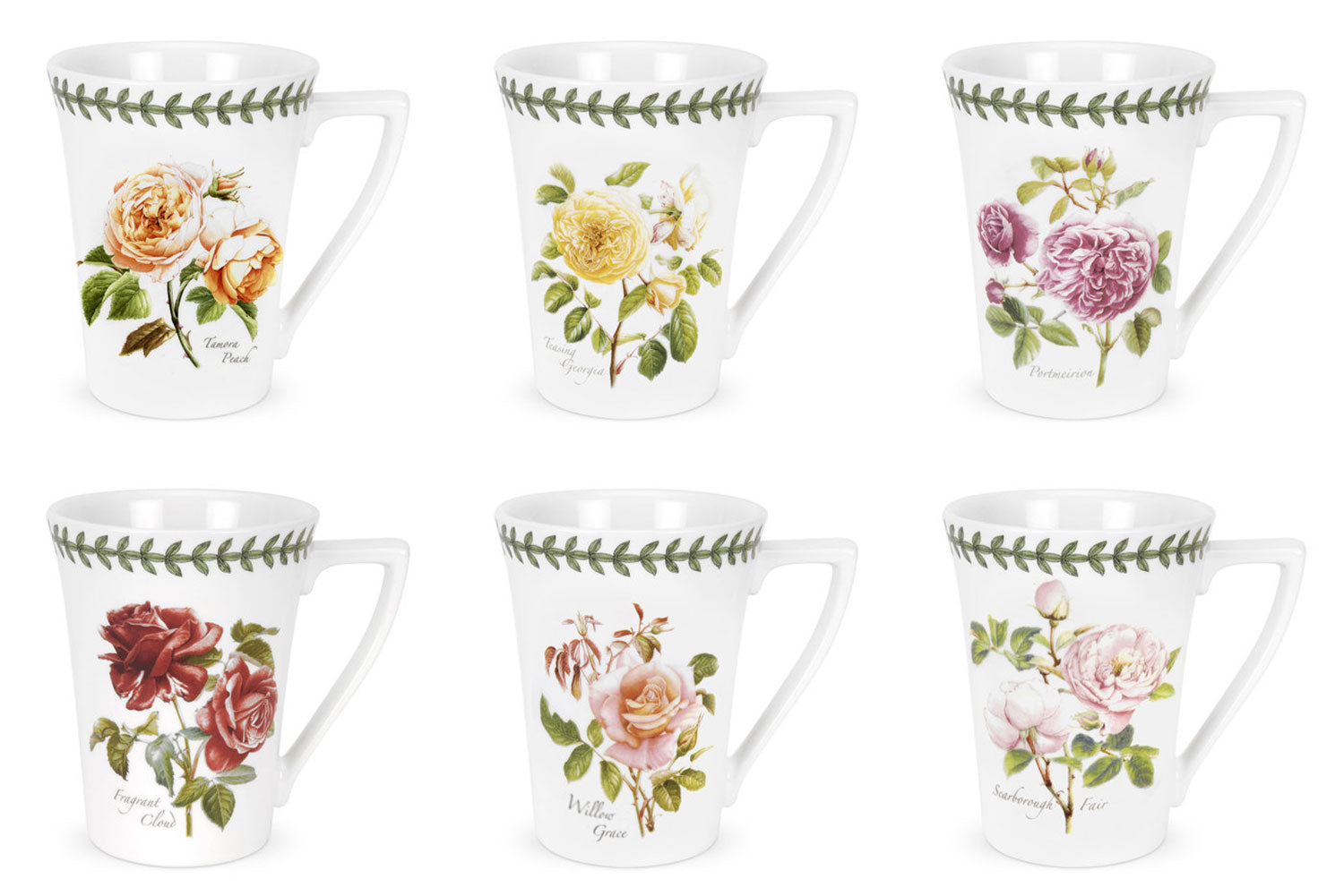 Botanic Roses Mug - Assorted 0.28L Set of 6