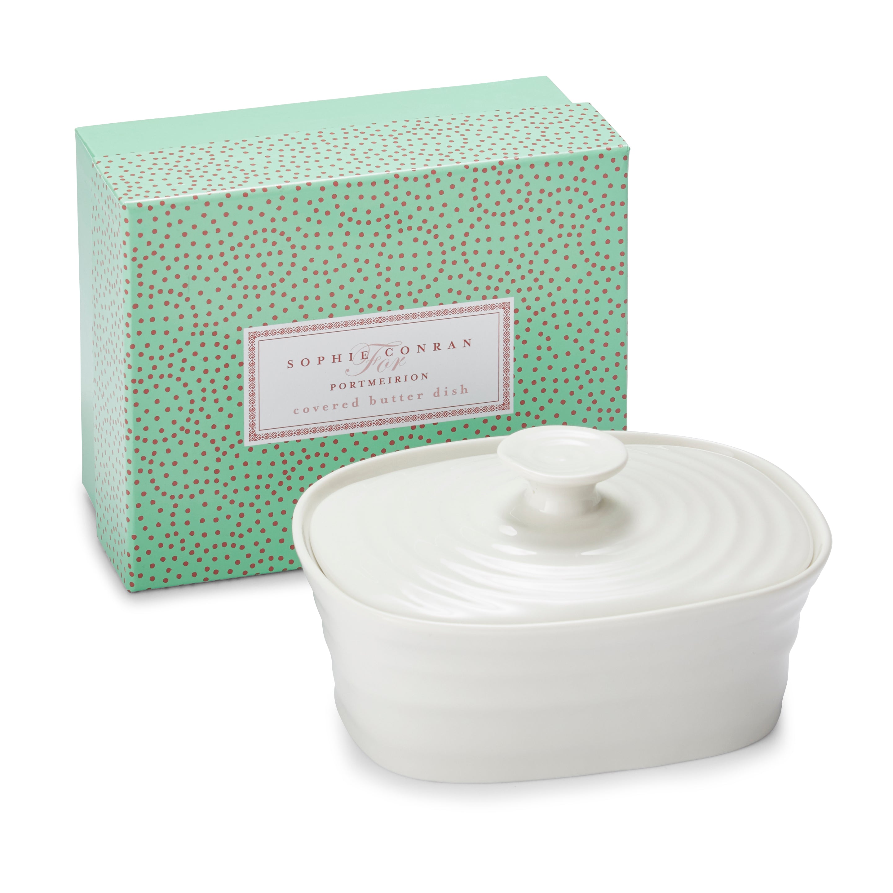 Sophie Conran for Portmeirion Covered Butter Dish 15.5cm x 12cm Single