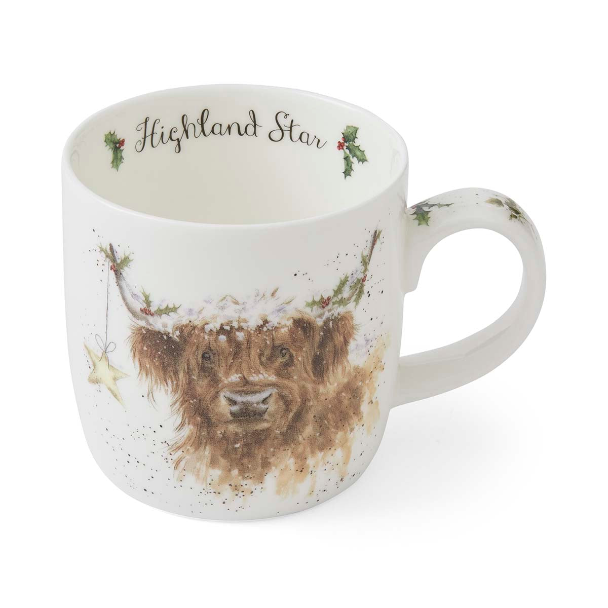 NEW Wrendale Designs - Little Wren Highland Star (Cow) 0.31L Set of 6