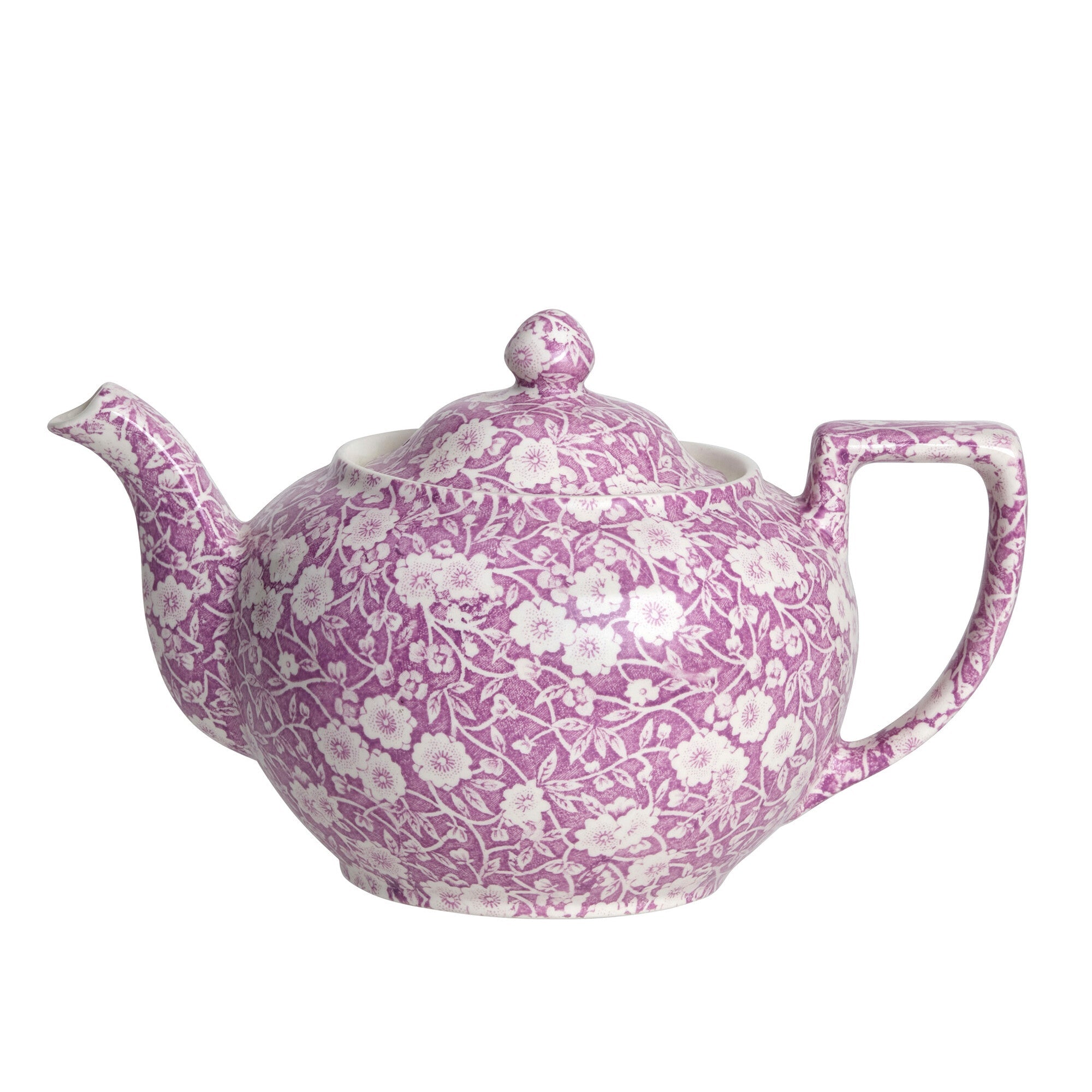 Burleigh Blossom Calico Large Teapot 7 Cups 800ml/1.5pt