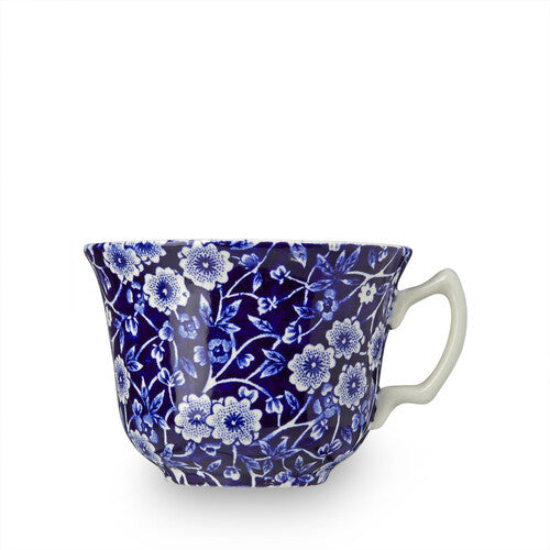 Burleigh Blue Calico Teacup & Saucer