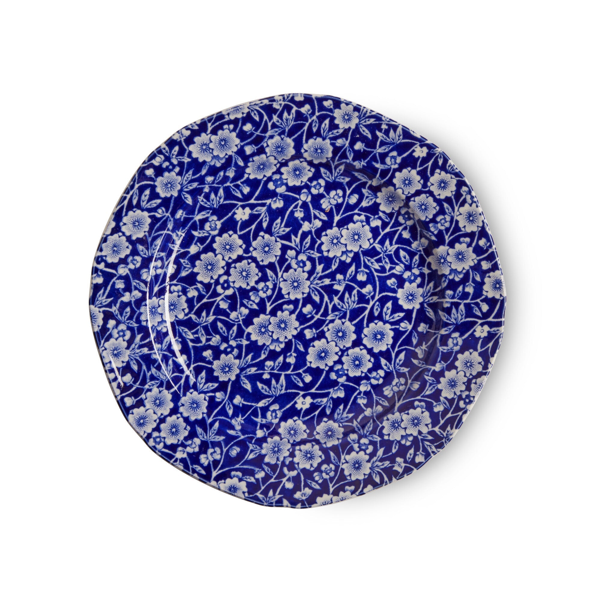 Burleigh Blue Calico Plate 19cm