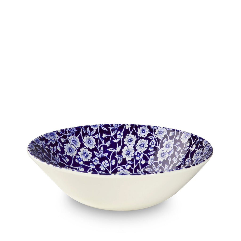 Burleigh Blue Calico Cereal Bowl 16cm
