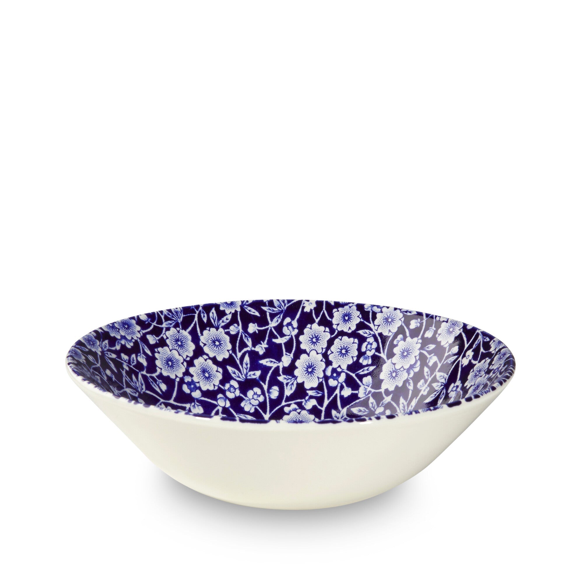Burleigh Blue Calico Cereal Bowl 16cm