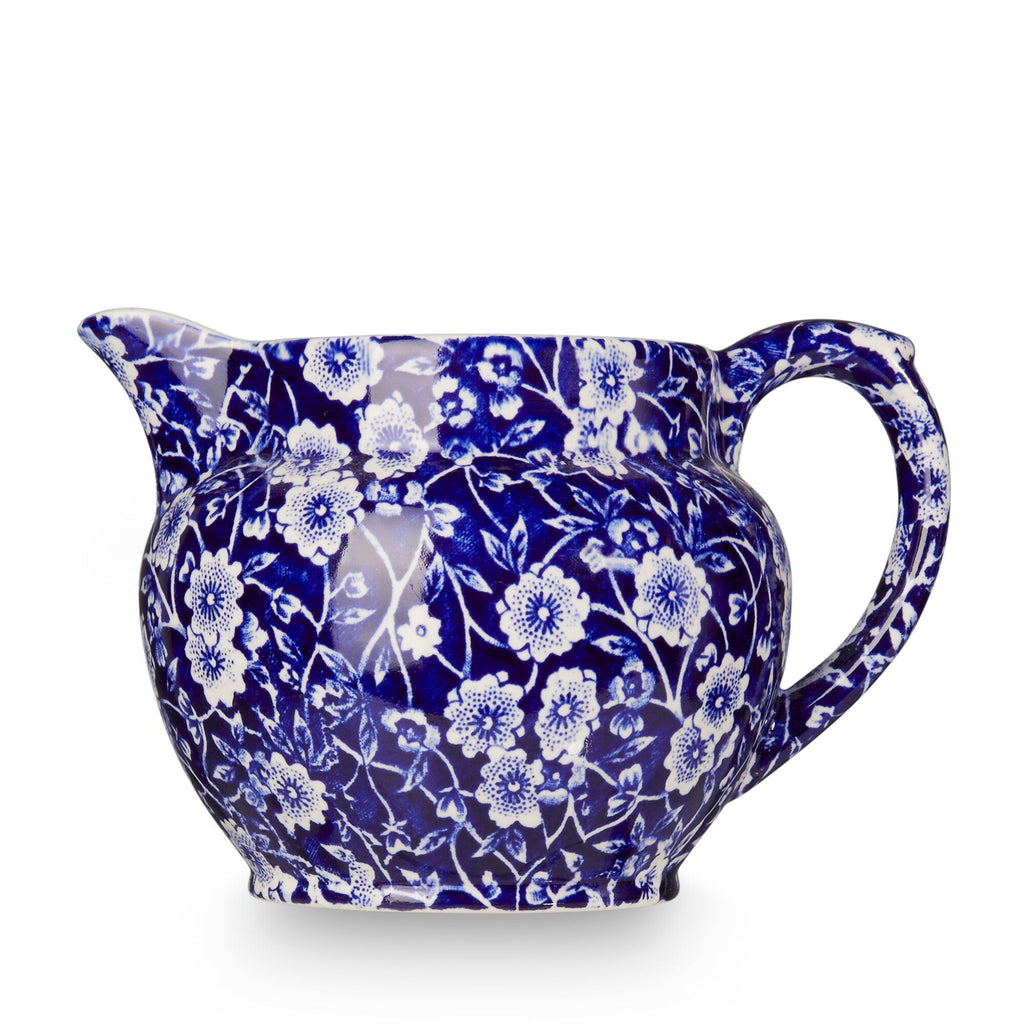 Burleigh Blue Calico Dutch Jug Small 284ml