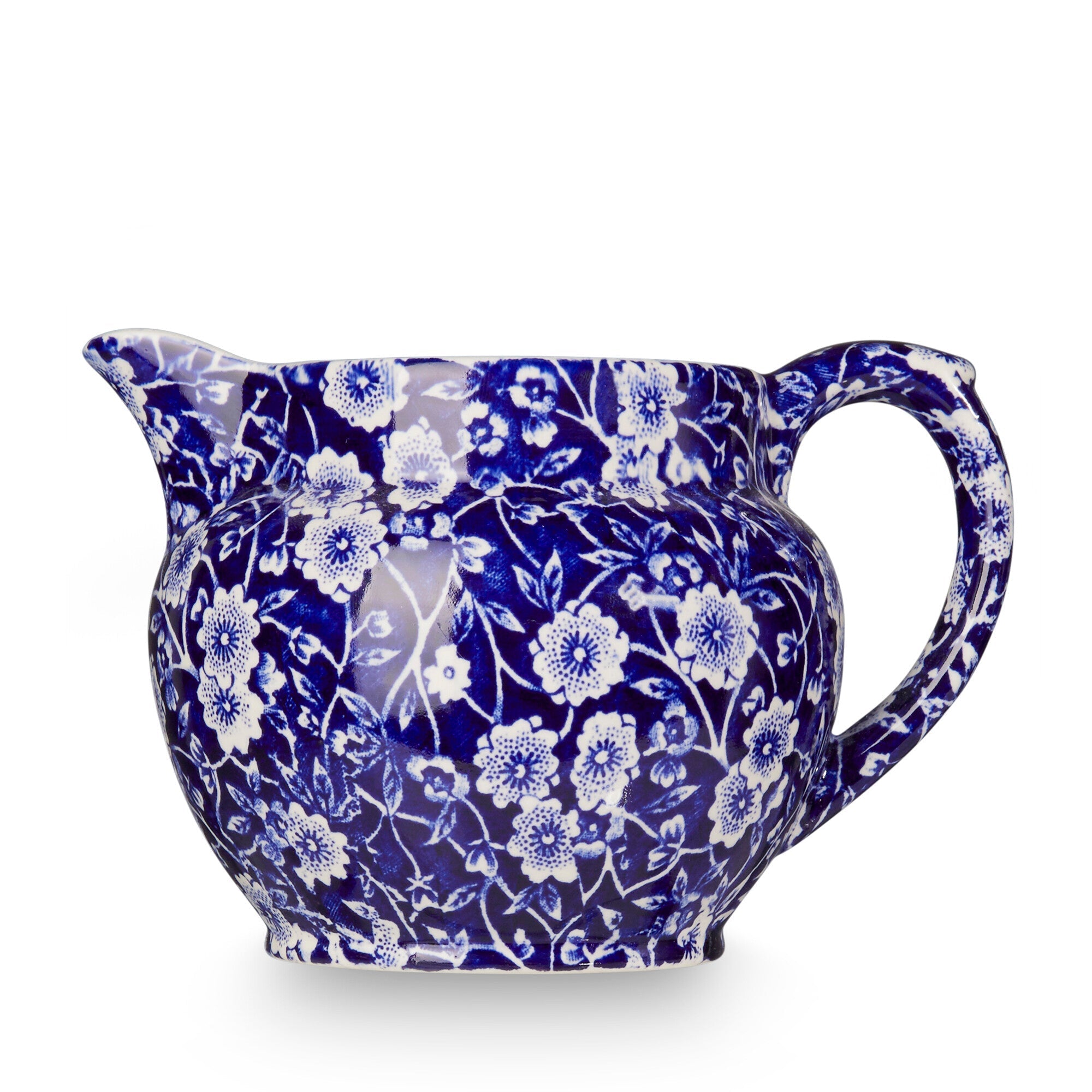 Burleigh Blue Calico Dutch Jug Small 284ml