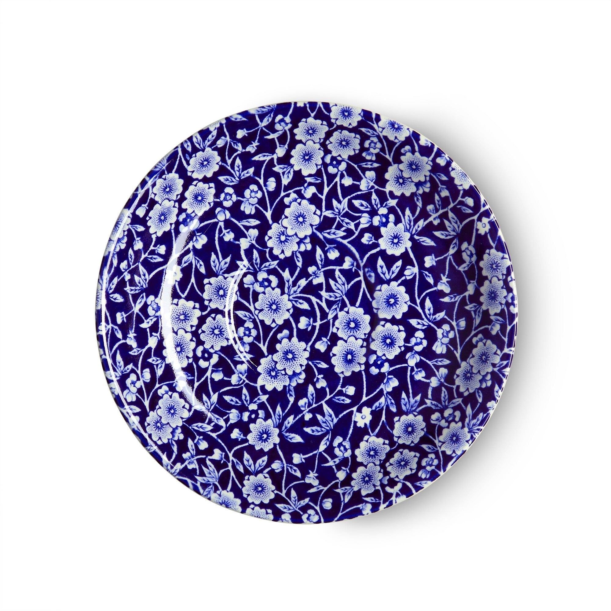 Burleigh Blue Calico Breakfast Saucer