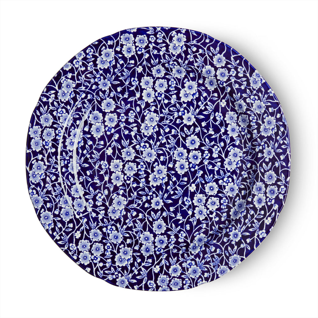 Burleigh Blue Calico Plate 26.5cm
