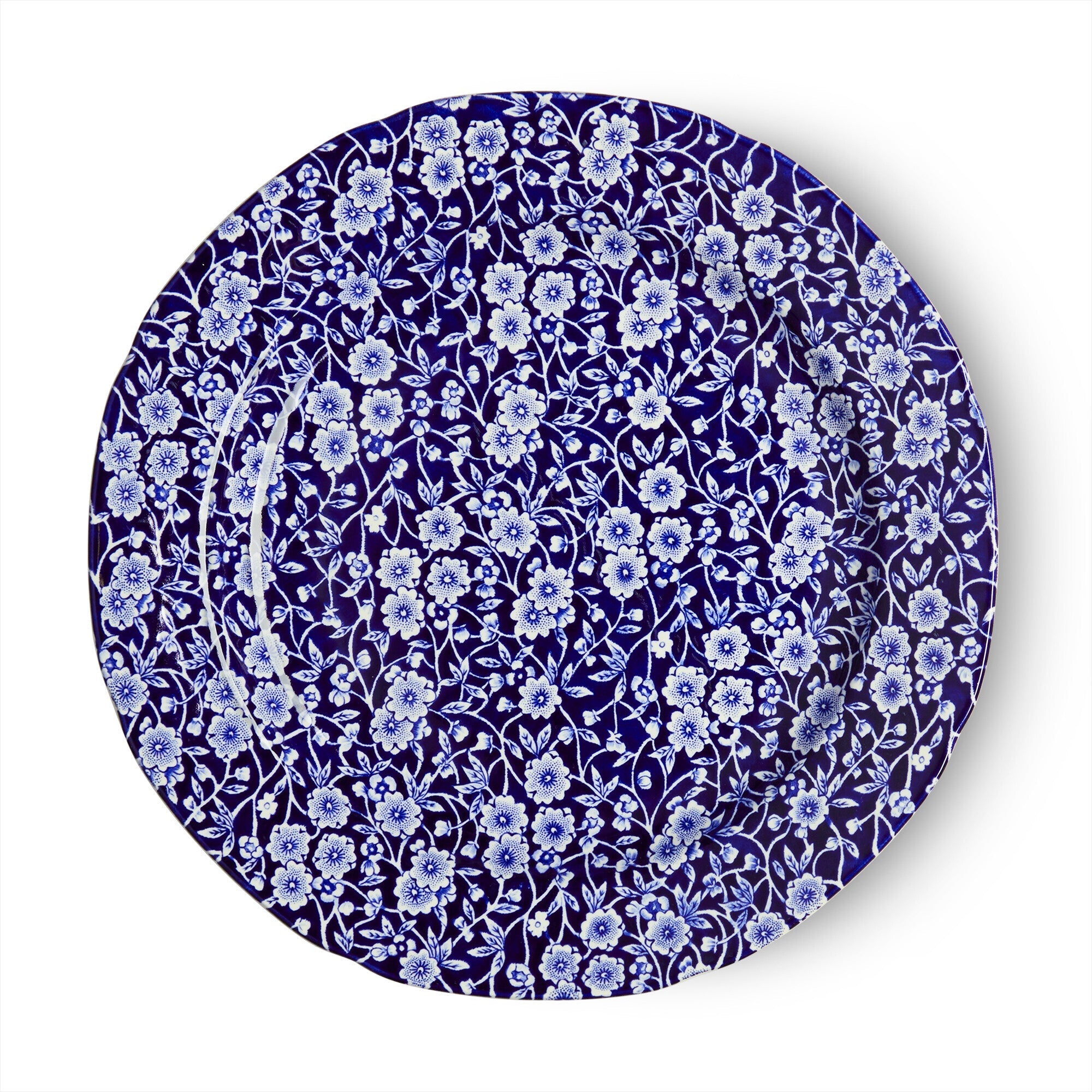 Burleigh Blue Calico Plate 26.5cm