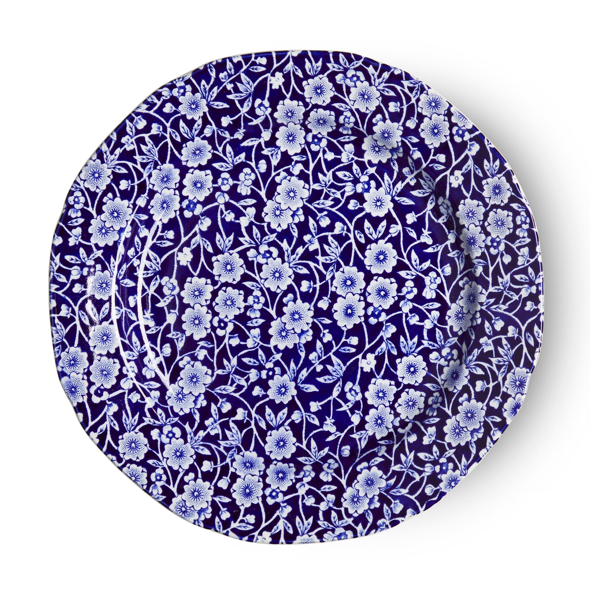 Burleigh Blue Calico Plate 21.5cm