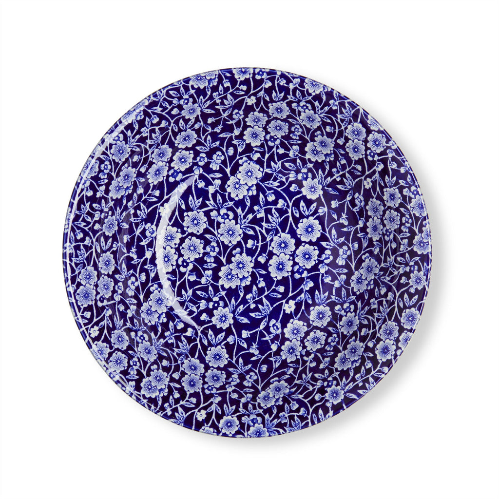 Burleigh Blue Calico Pudding/Soup Bowl 20.5cm