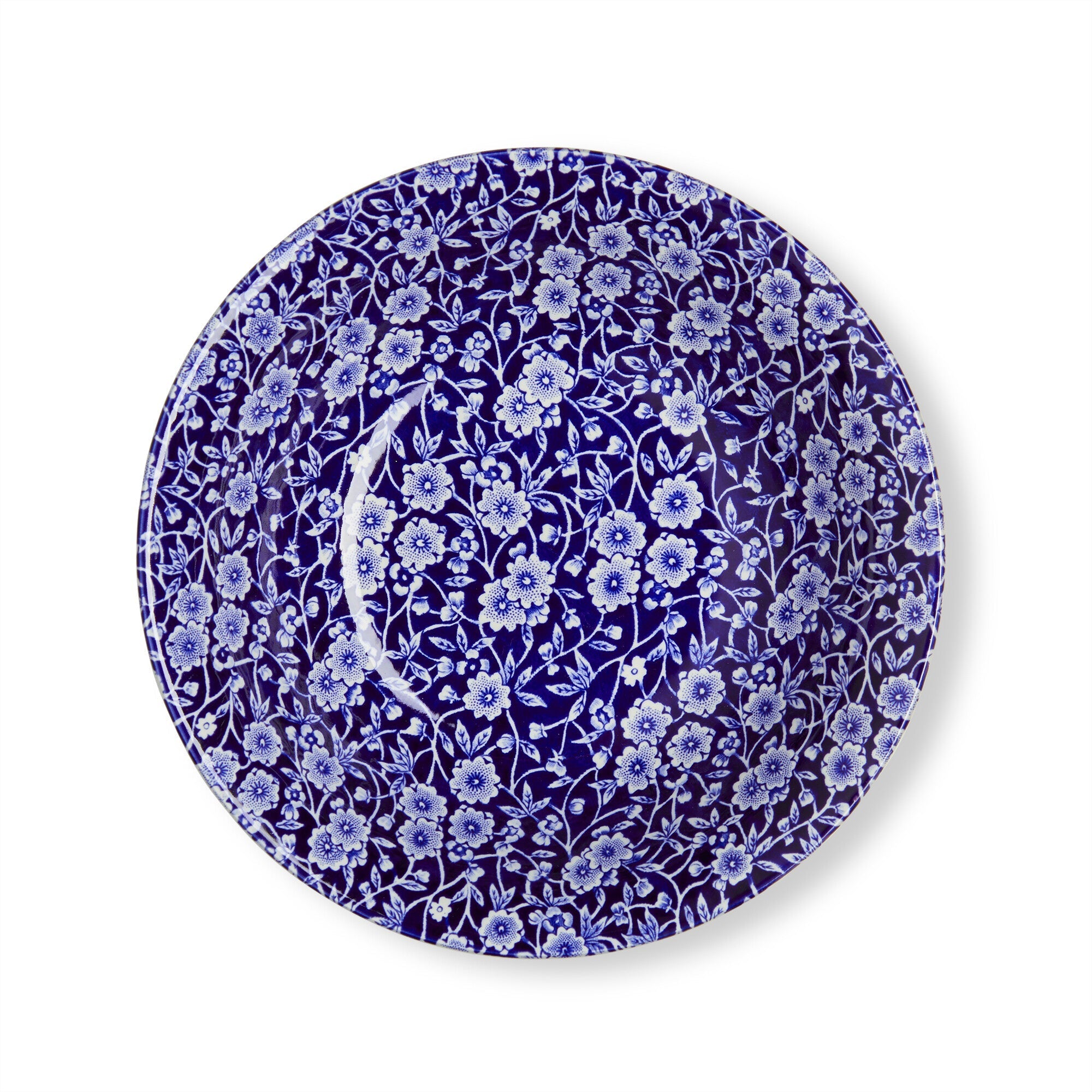 Burleigh Blue Calico Pudding/Soup Bowl 20.5cm