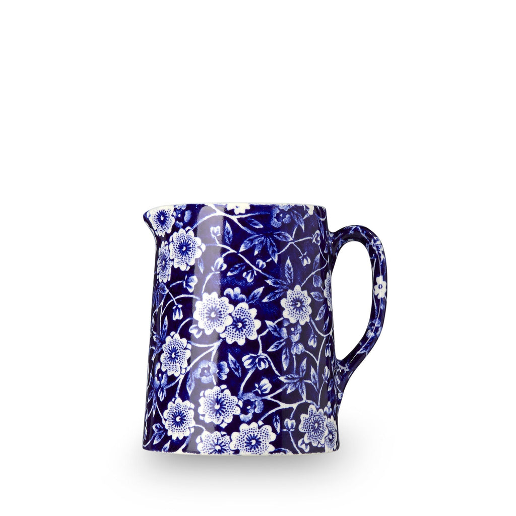 Burleigh Blue Calico Tankard Jug Mini 160ml