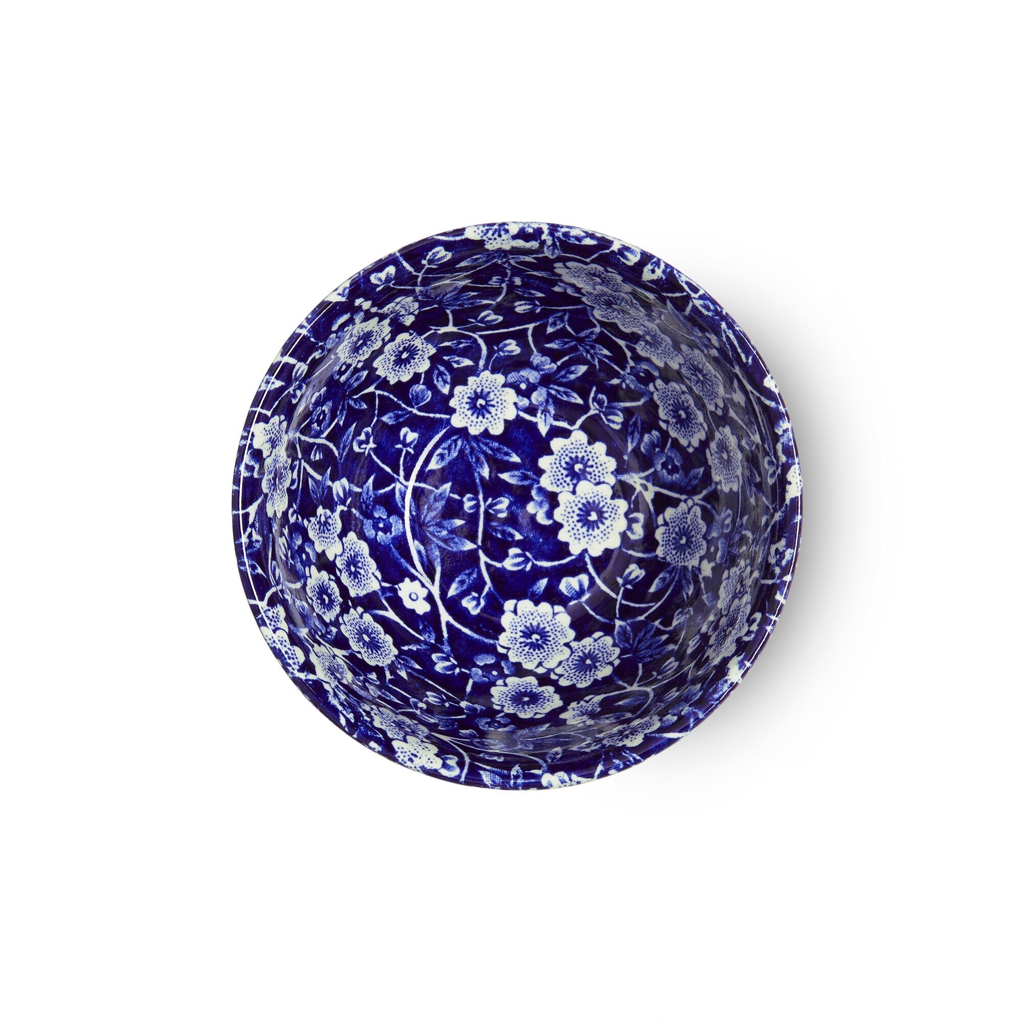 Burleigh Blue Calico Sugar Bowl Small 9.5cm