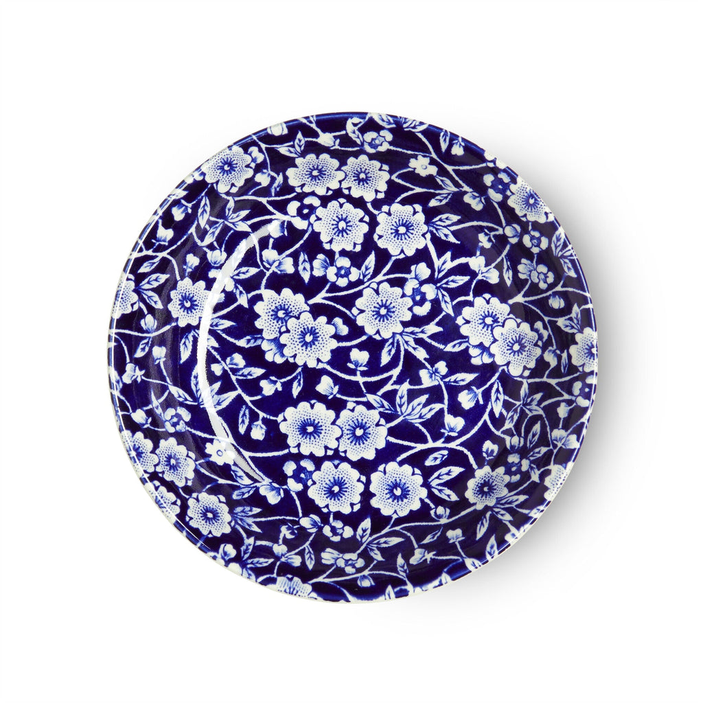 Burleigh Blue Calico Butter Pat Dish 12cท