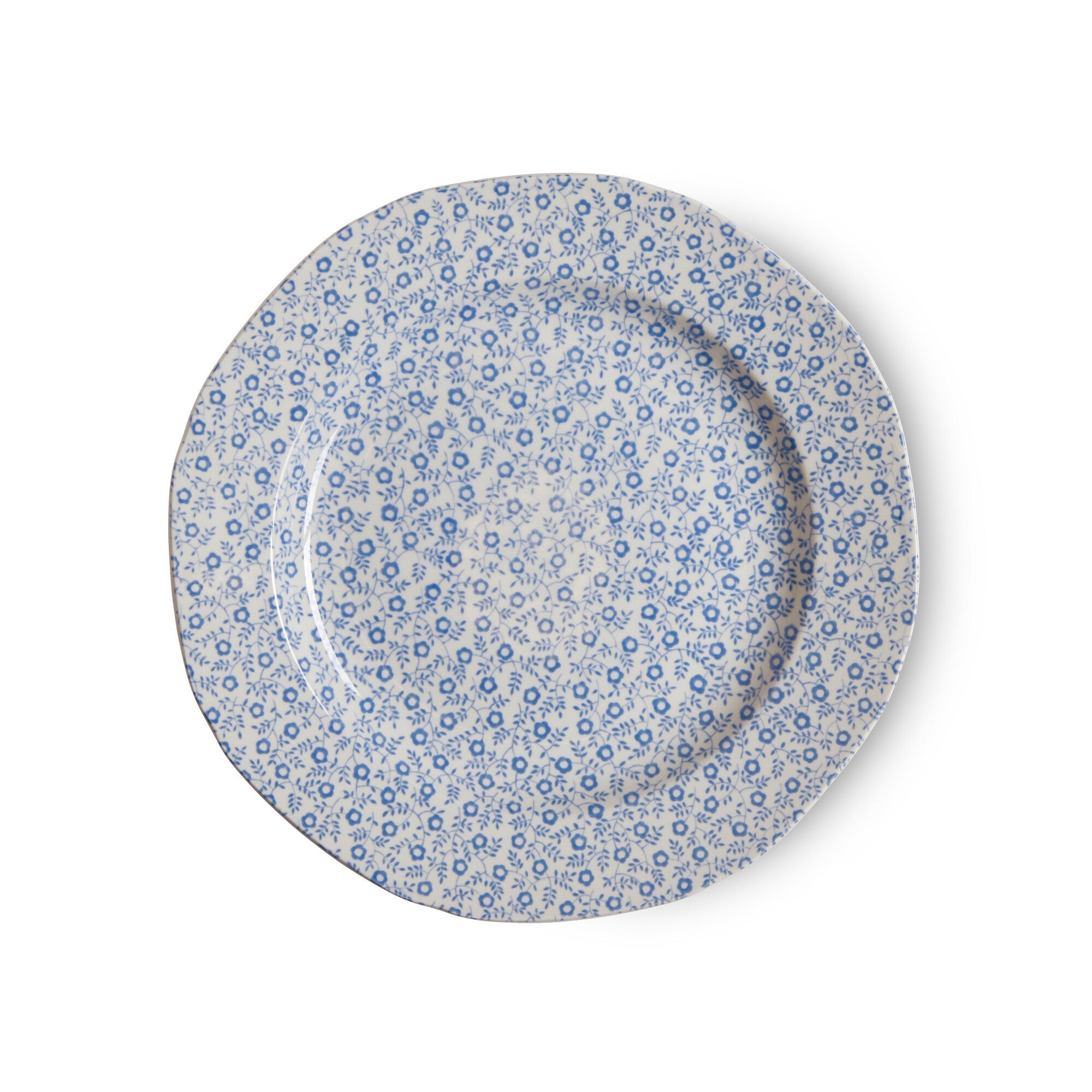 Burleigh Pale Blue Felicity Plate 19cm/ 7.5"