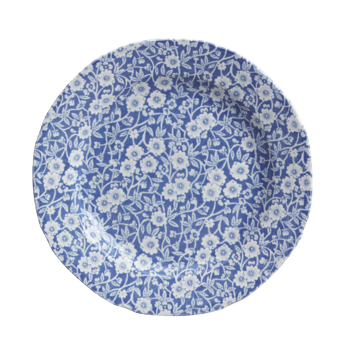 Burleigh Pale Blue Calico Plate 21.5cm/8.5"
