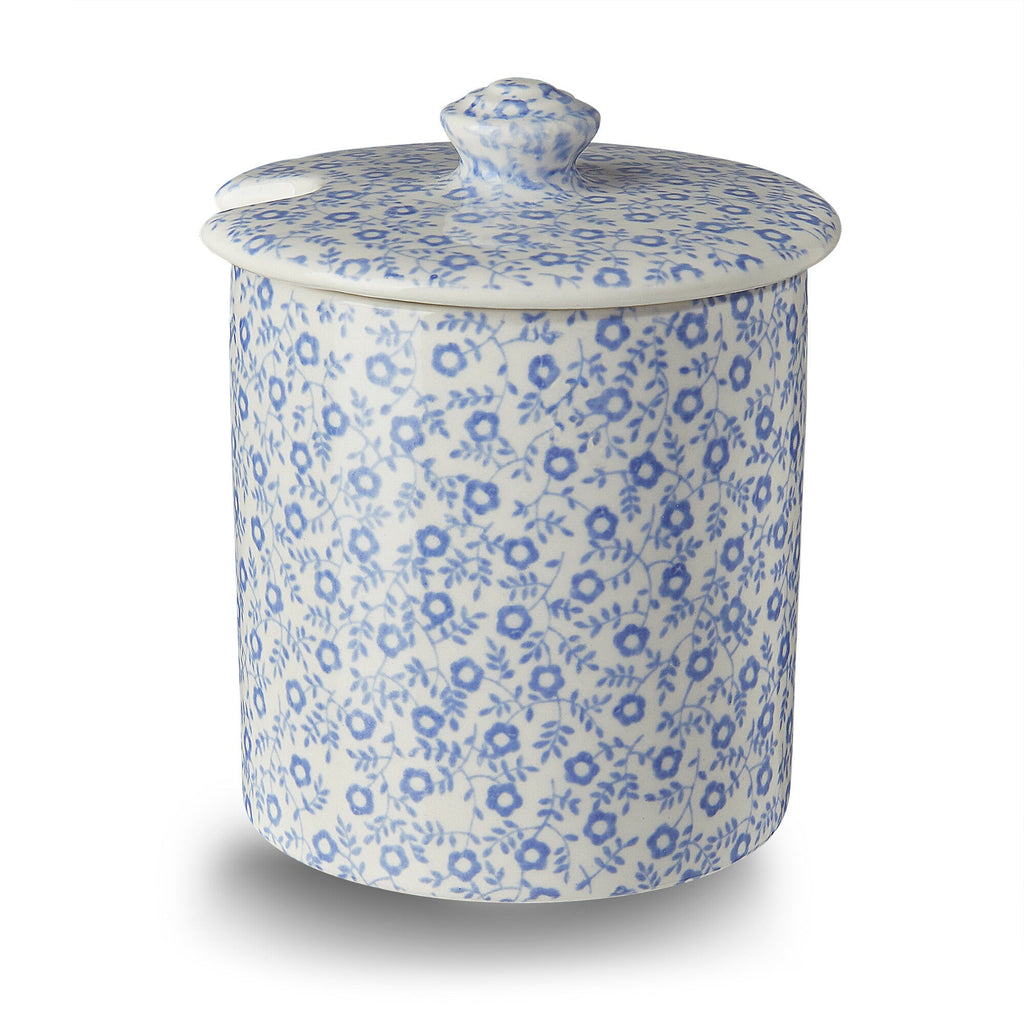 Burleigh Pale Blue Felicity Jam Pot/ Covered Sugar 250g