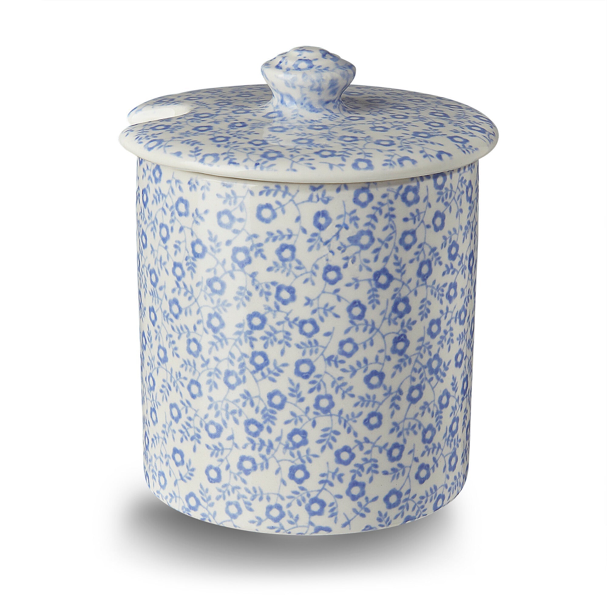 Burleigh Pale Blue Felicity Jam Pot/ Covered Sugar 250g