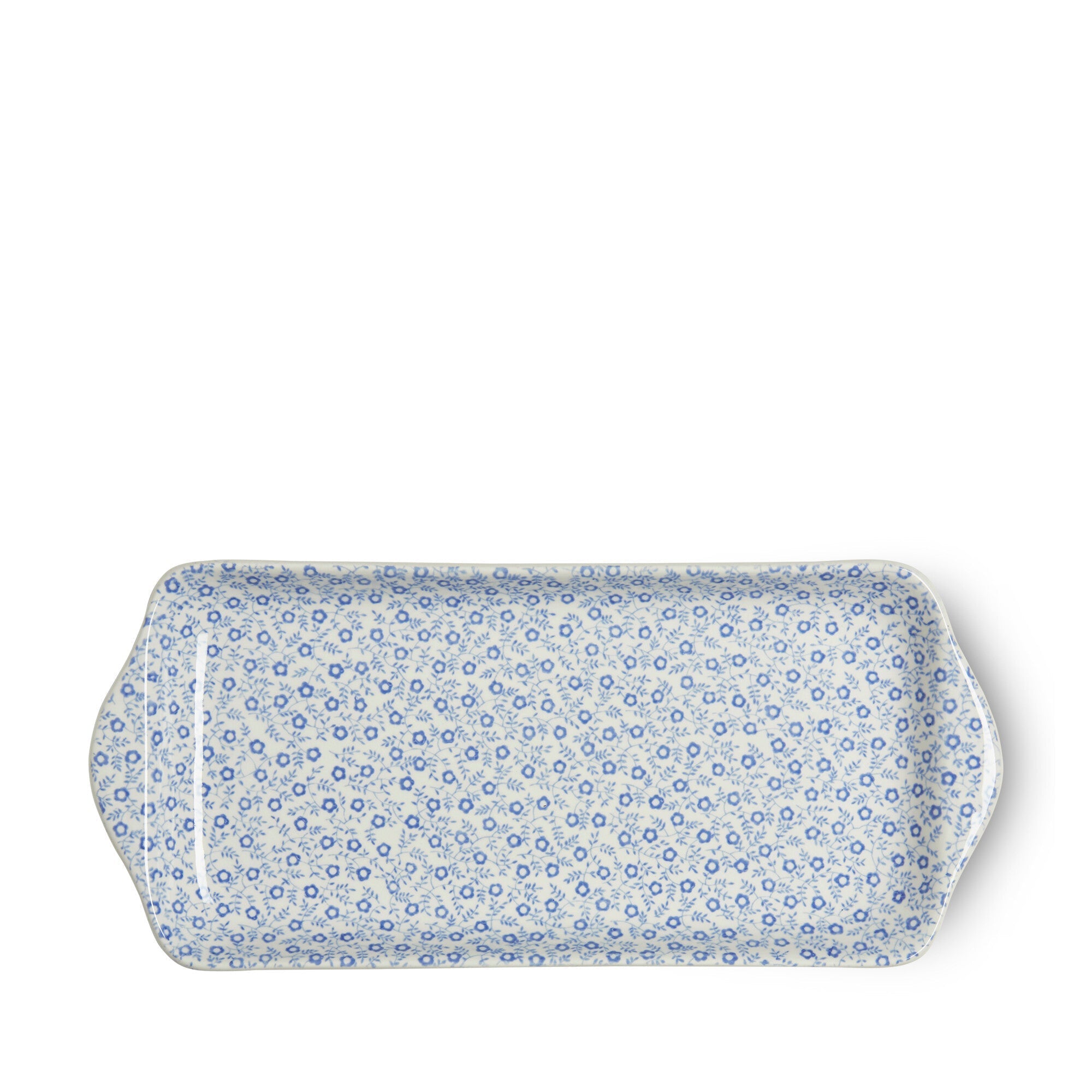Burleigh Pale Blue Felicity Rectangular Tray 28cm/ 11"