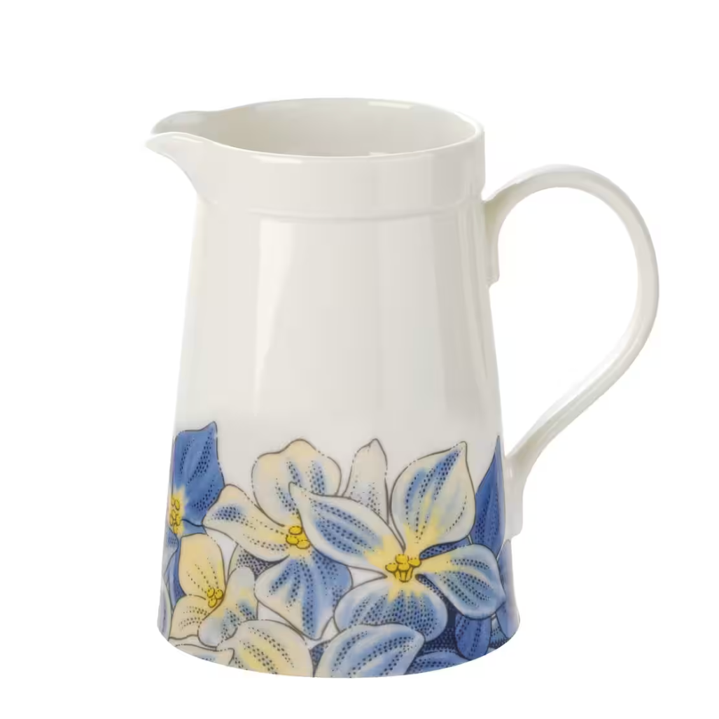 Botanic Blooms Jug 0.5pt - Hydrangea 0.28L Single