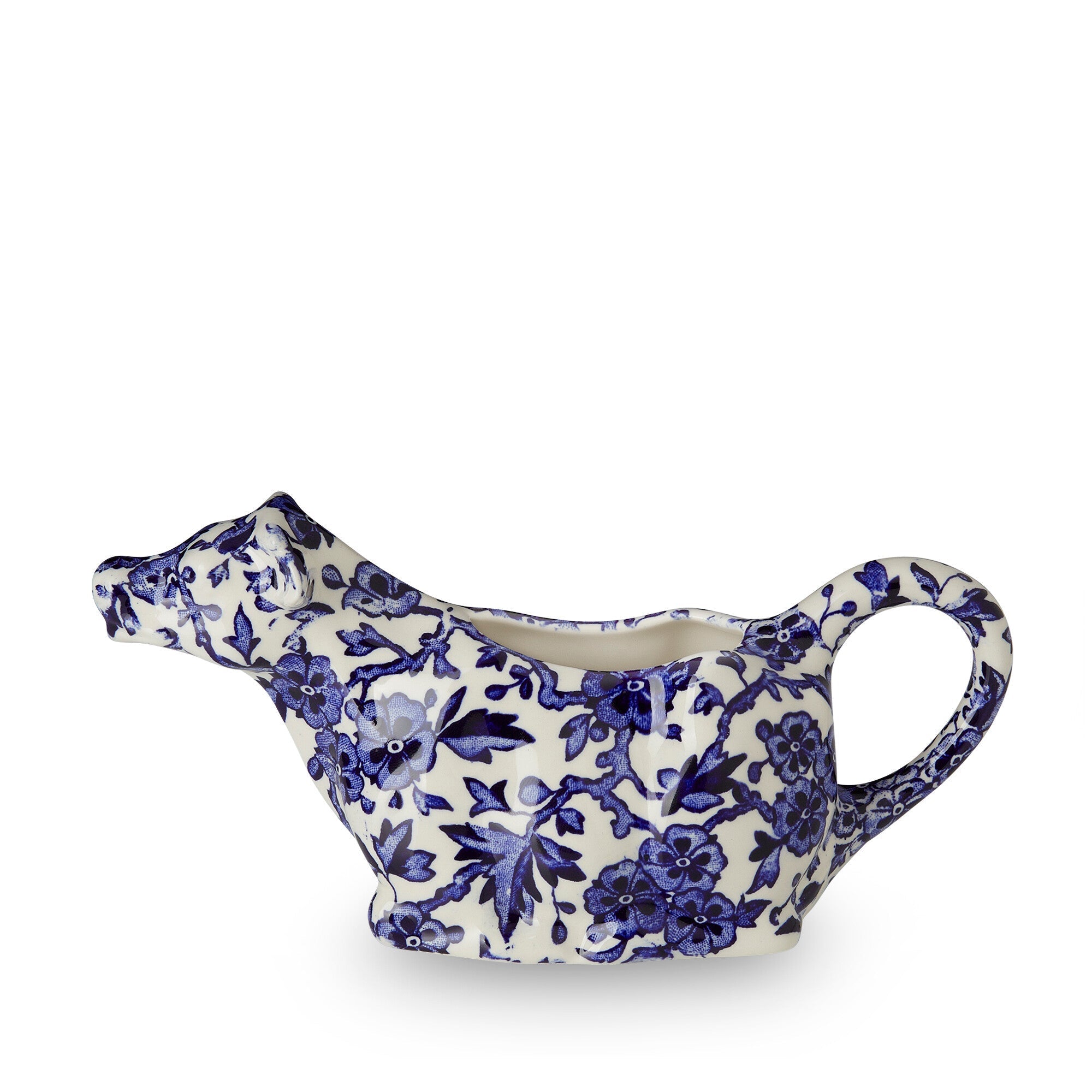 Burleigh Blue Arden Cow Creamer 150ml Gift Box