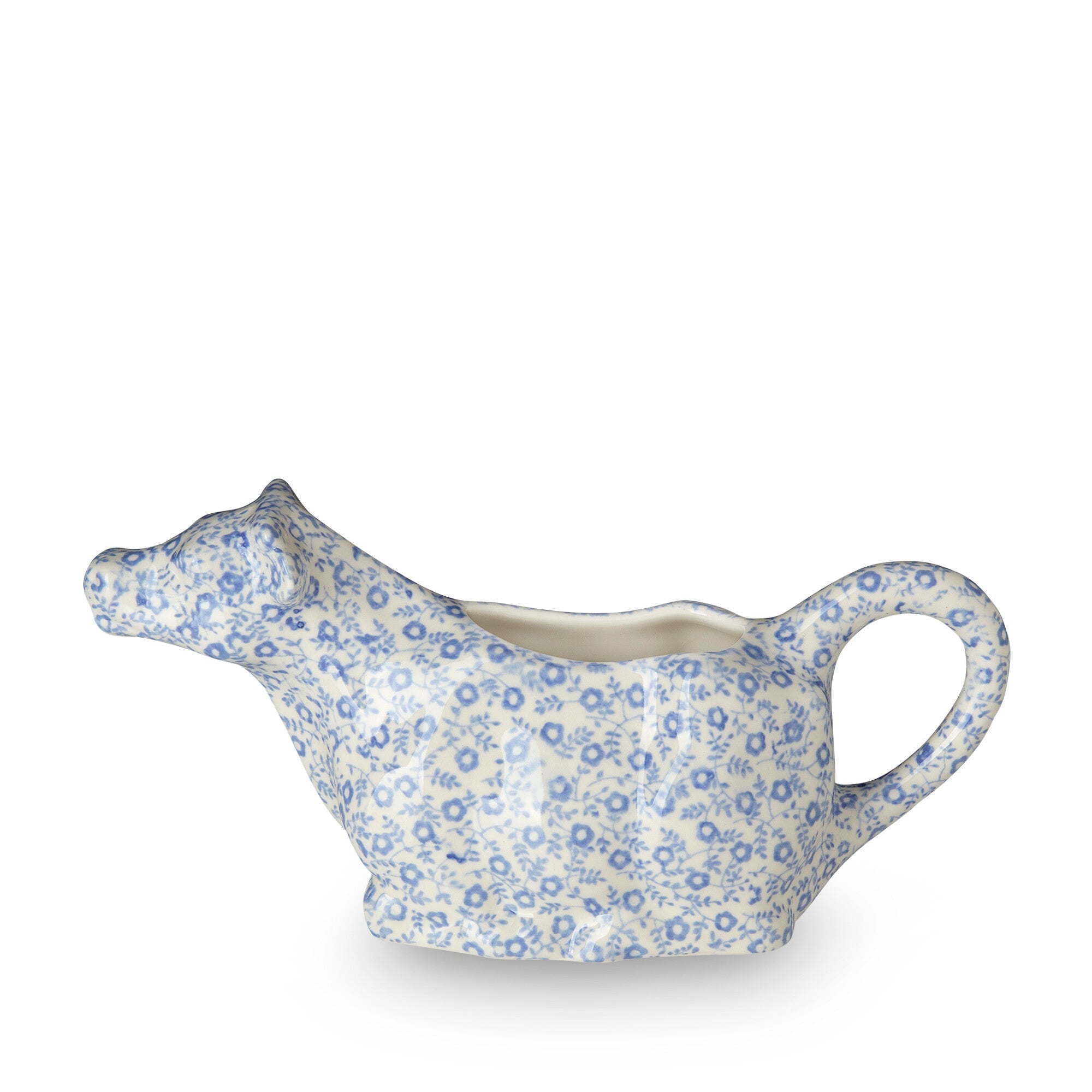 Burleigh Pale Blue Felicity Cow Creamer 150ml Gift Box