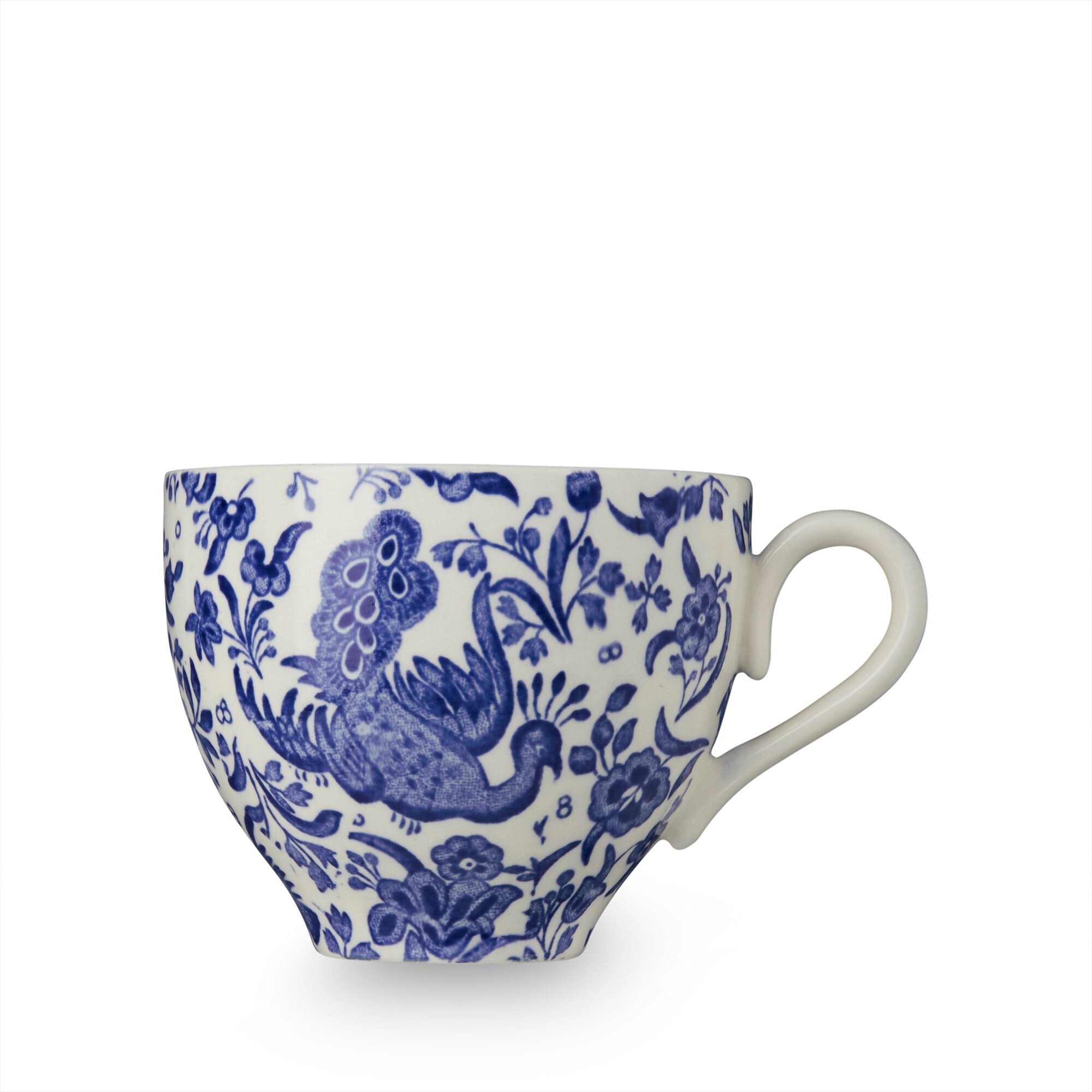 Burleigh Blue Regal Peacock Tea Cup 187ml