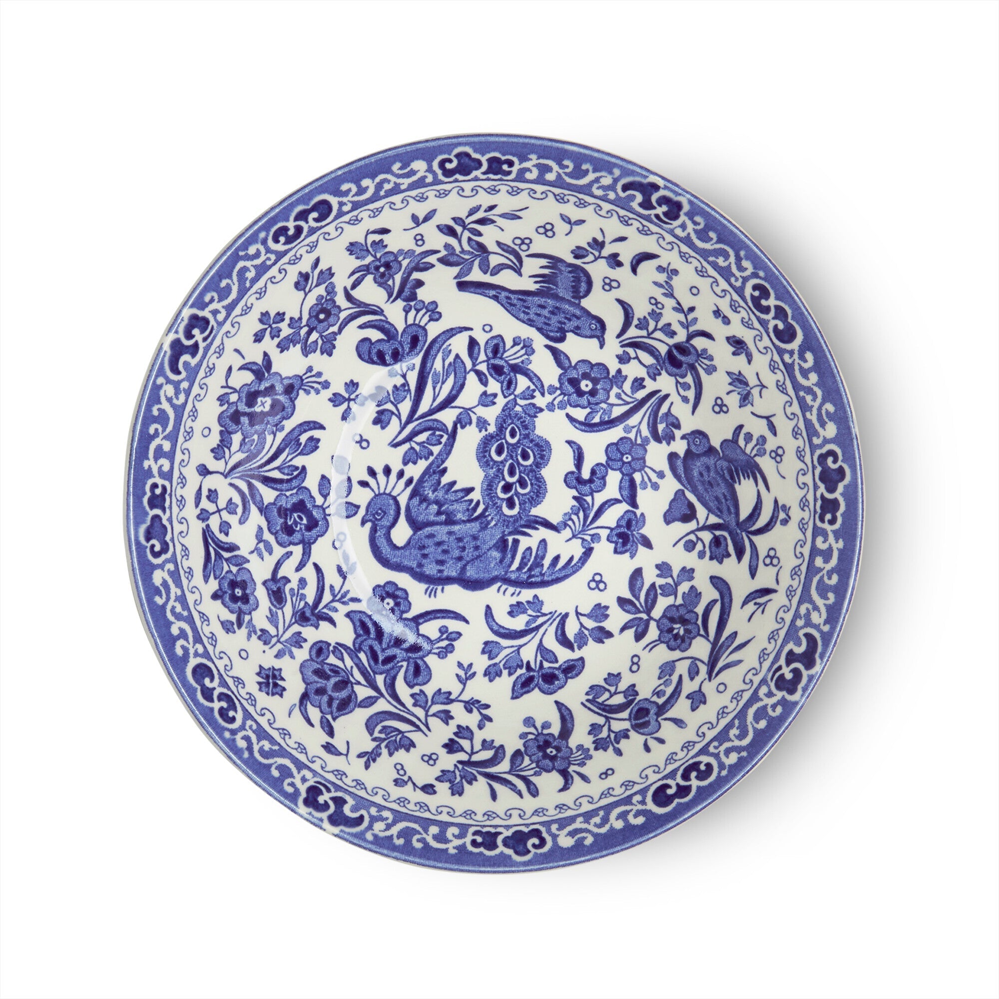 Burleigh Blue Regal Peacock Cereal Bowl 16cm
