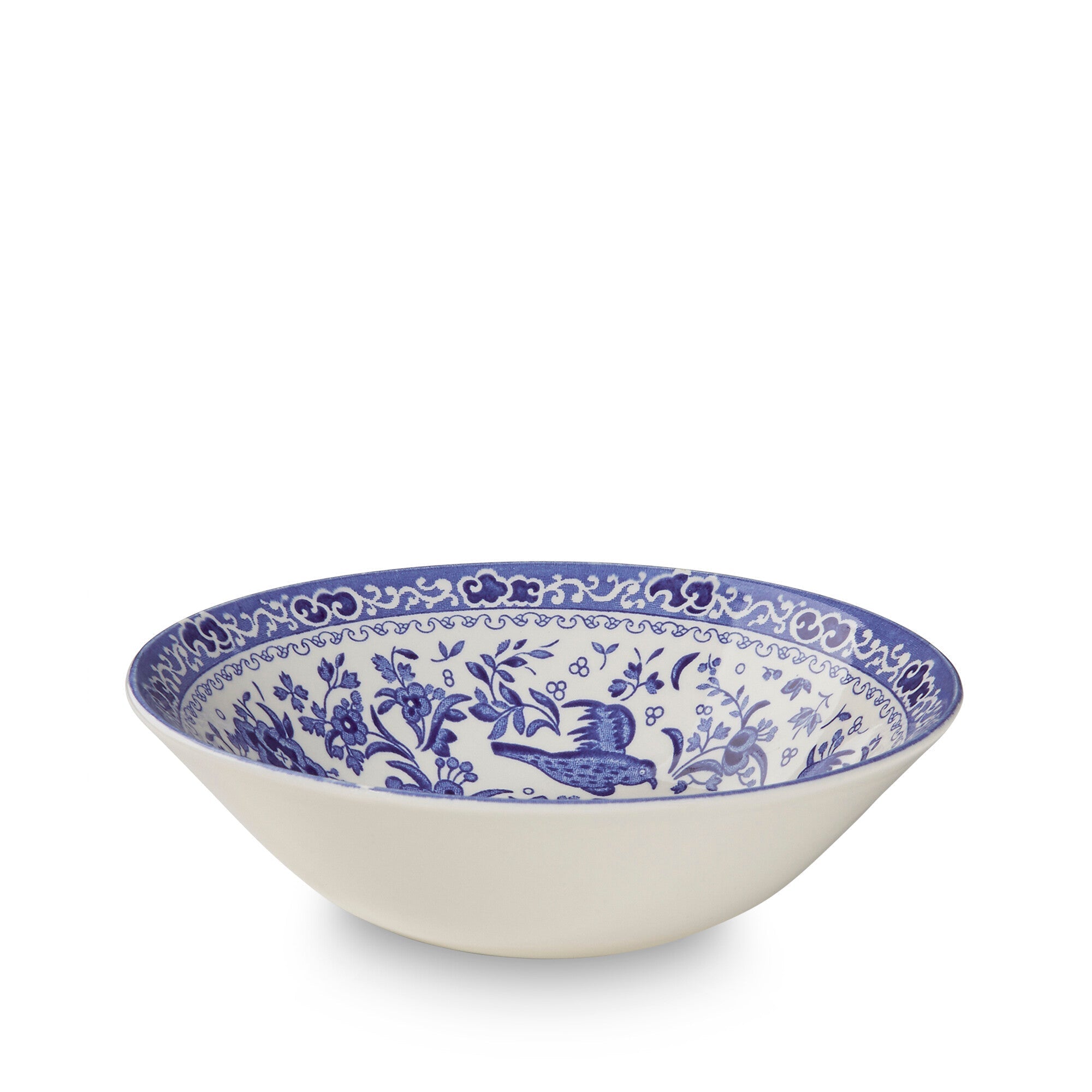 Burleigh Blue Regal Peacock Cereal Bowl 16cm