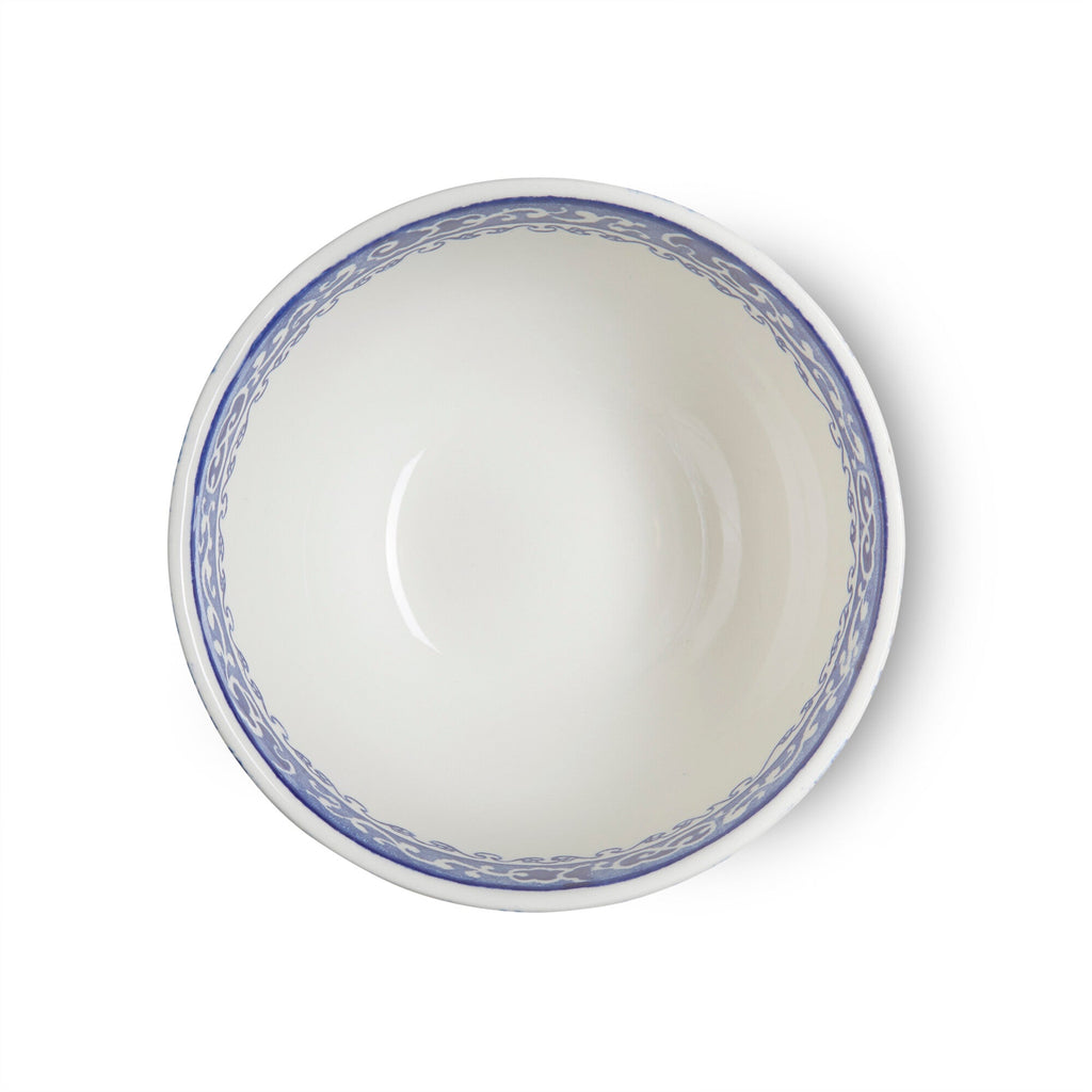 Burleigh Blue Regal Peacock Sugar Bowl Small 9.5cm