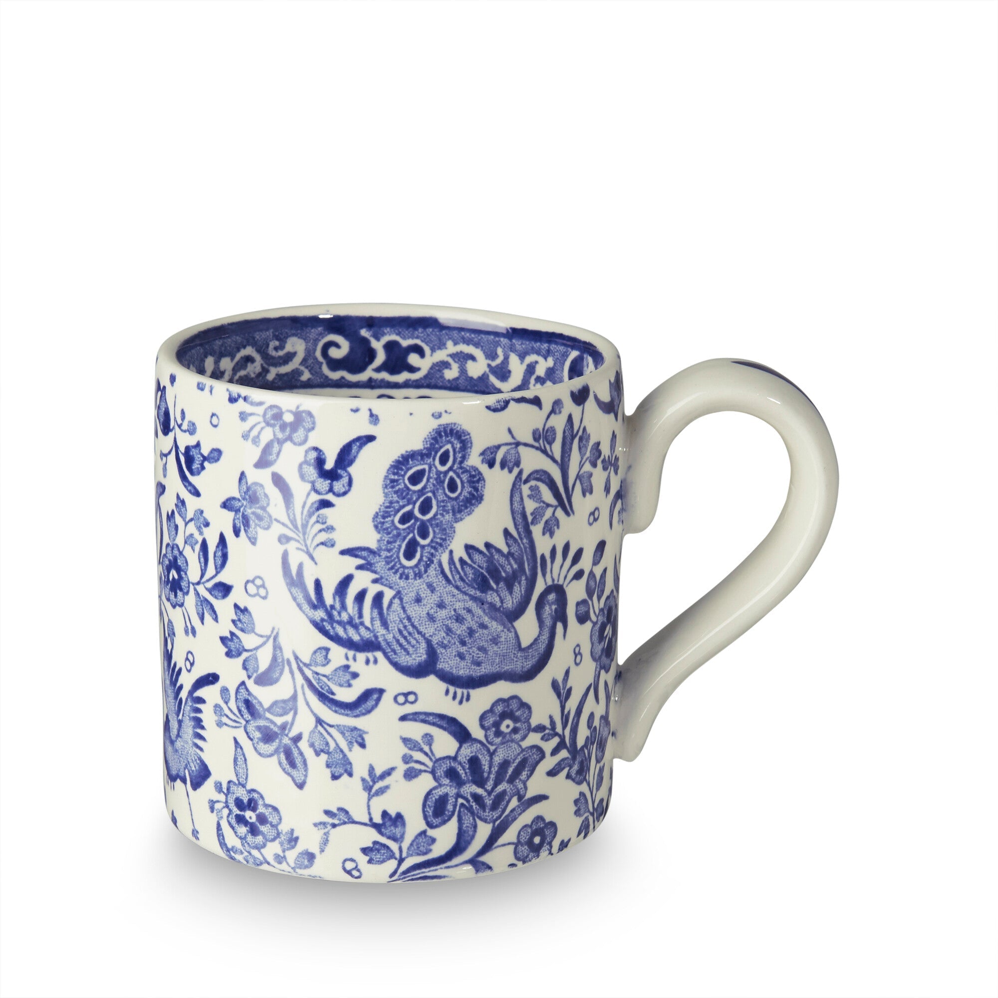 Burleigh Blue Regal Peacock Mug 284ml