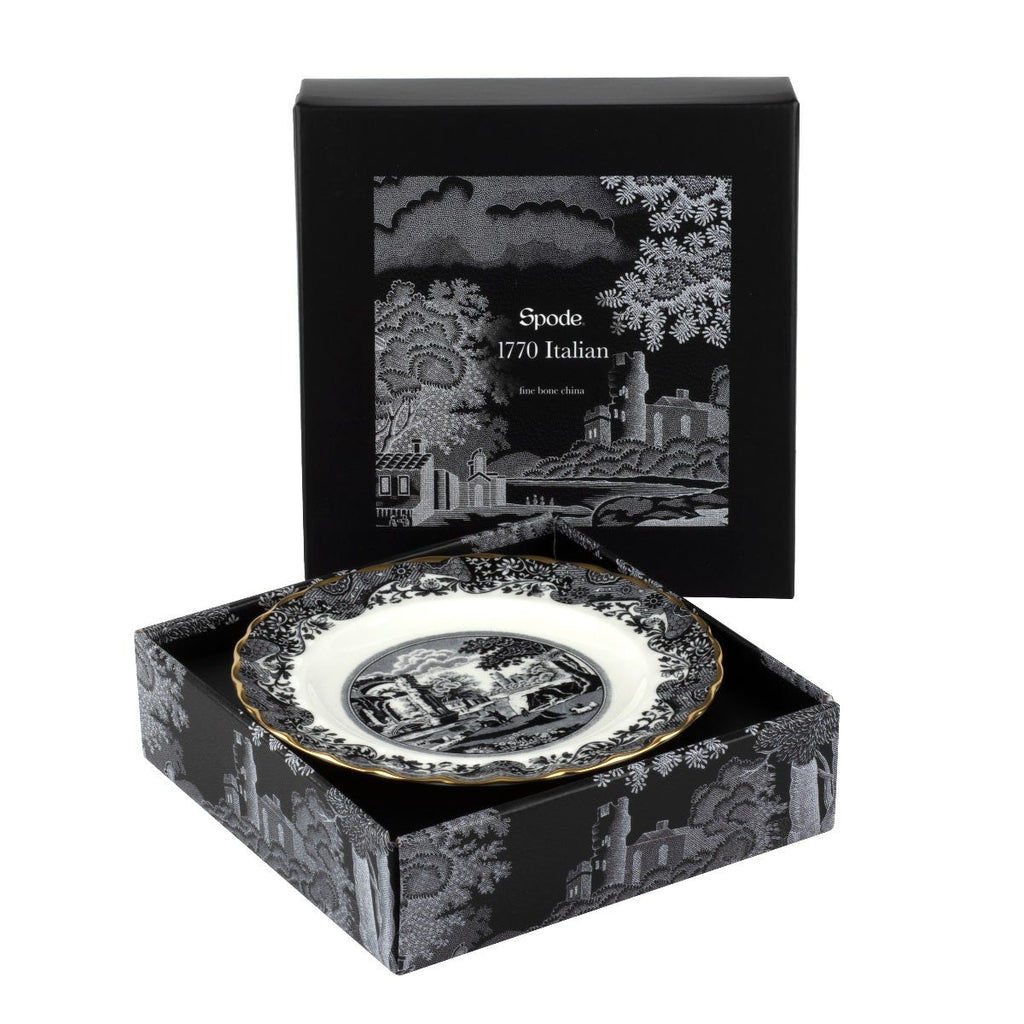 Spode 1770 Italian Side Plate 16cm / Black