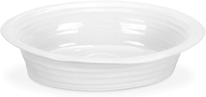 Sophie Conran for Portmeirion Large Oval Pie Dish - White 29.5cm Single