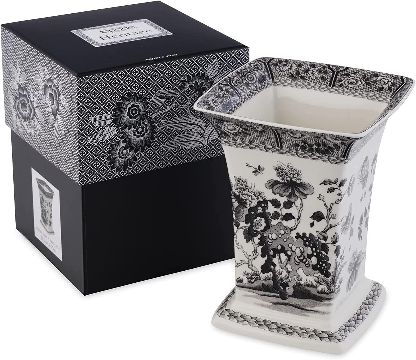 Heritage India Square Vase 8.75"