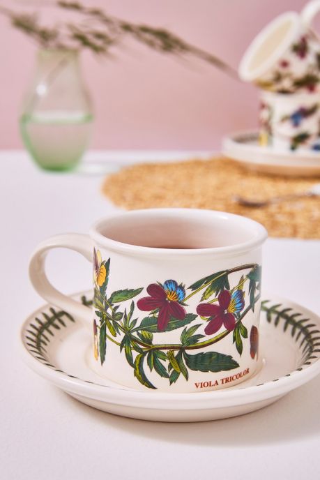 Botanic Garden Set of 6 Teacups & Saucers