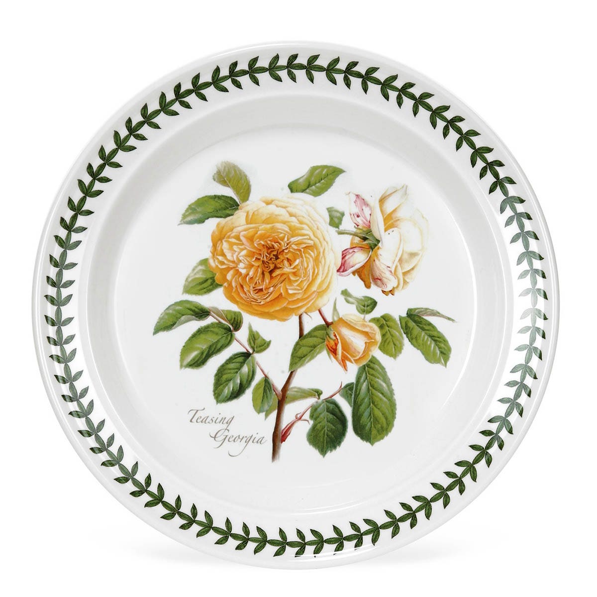 Botanic Roses Embossed Botanic Rose M Plate 27cm/10" -Teasing Georgia single