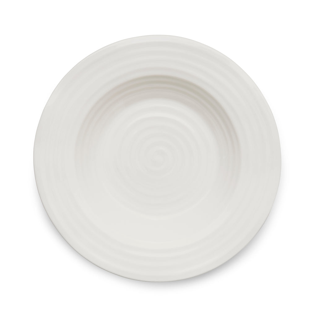 Sophie Conran for Portmeirion White  Rimmed Soup Plate 25cm Set of 4