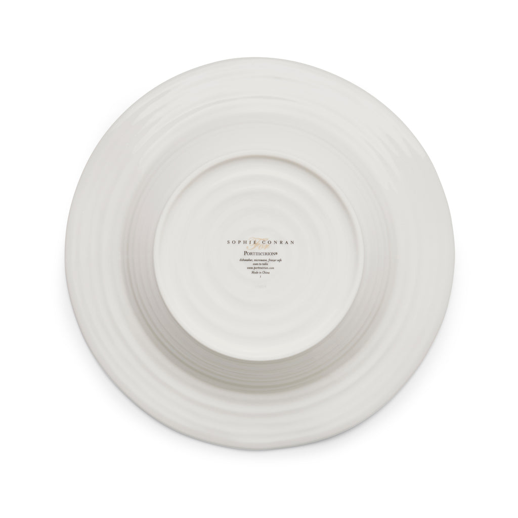 Sophie Conran for Portmeirion White  Rimmed Soup Plate 25cm Set of 4