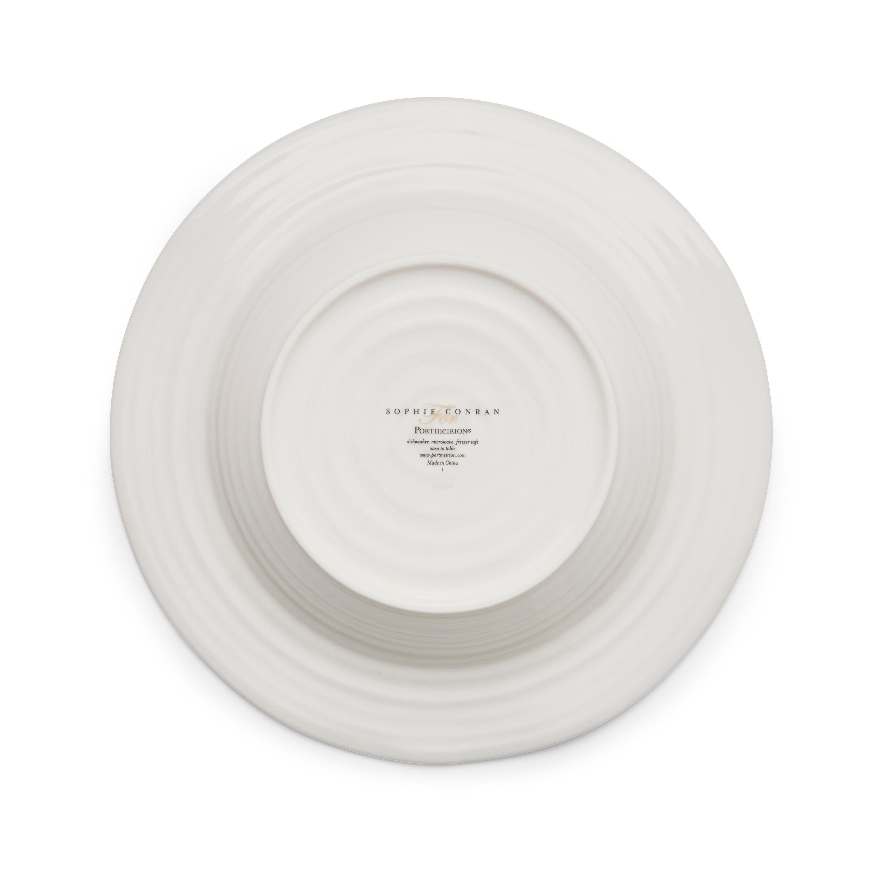 Sophie Conran for Portmeirion White  Rimmed Soup Plate 25cm Set of 4