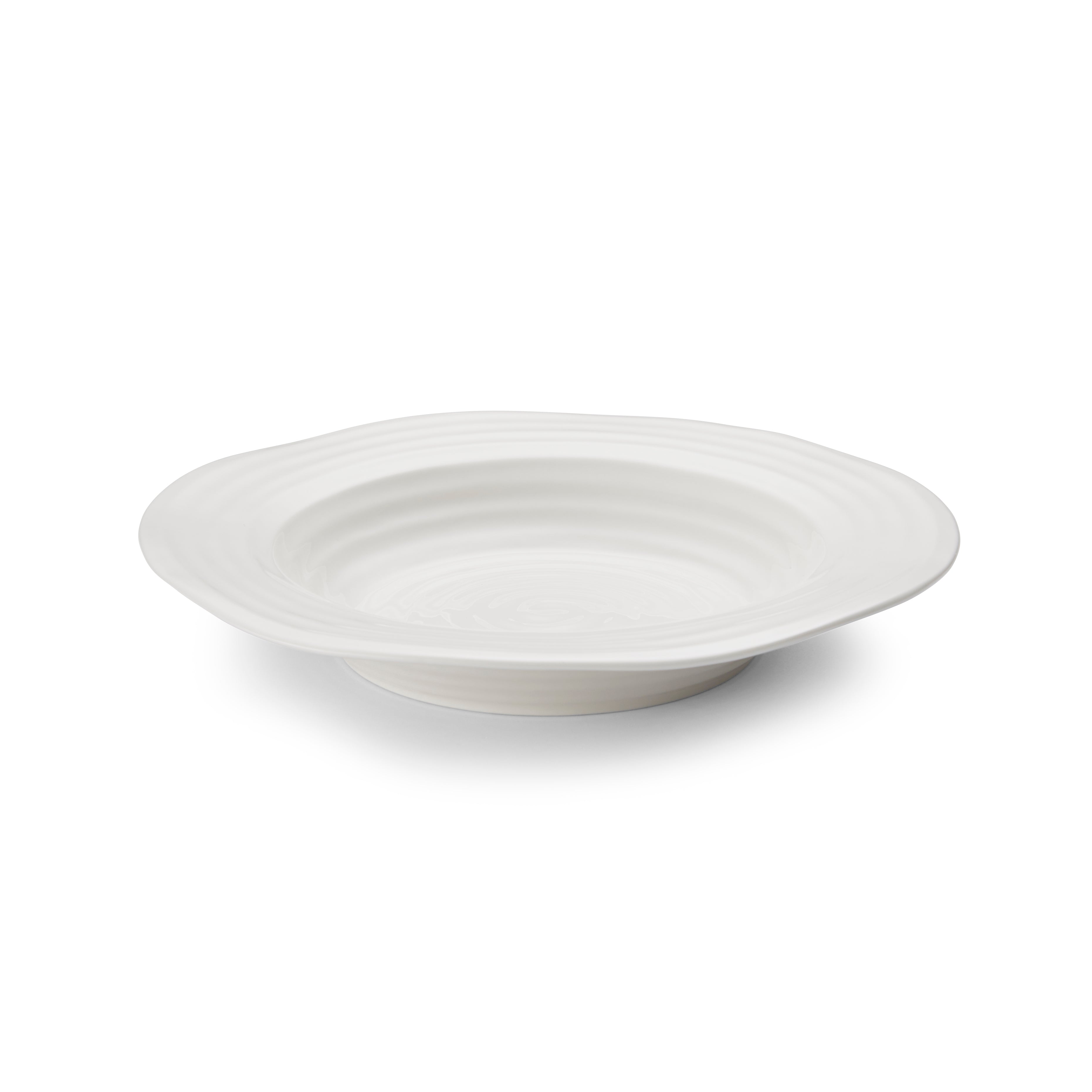Sophie Conran for Portmeirion White  Rimmed Soup Plate 25cm Set of 4