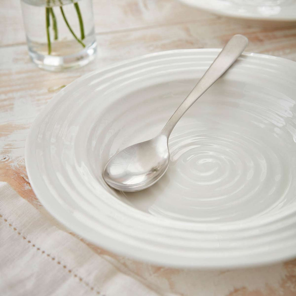Sophie Conran for Portmeirion White  Rimmed Soup Plate 25cm Set of 4