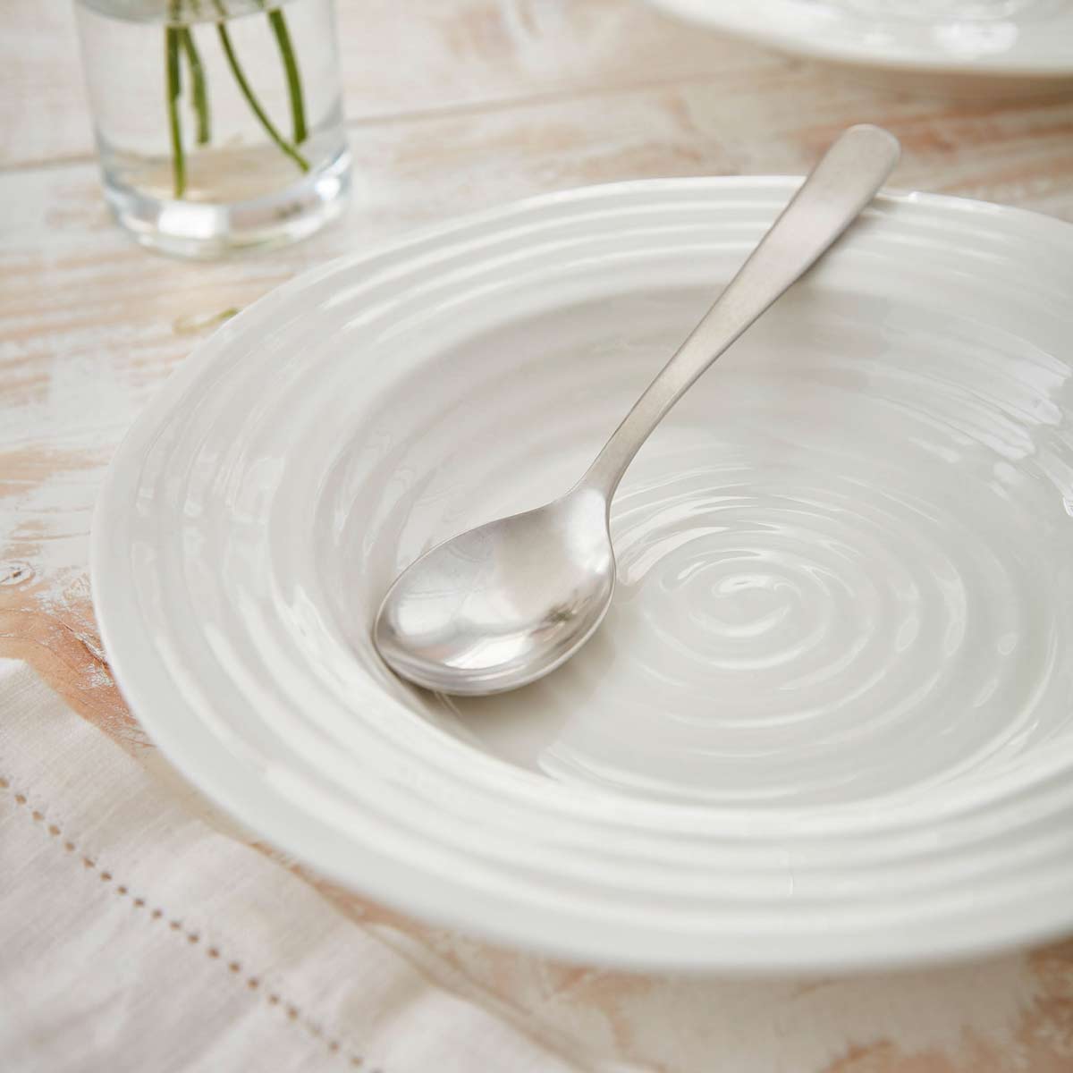 Sophie Conran for Portmeirion White  Rimmed Soup Plate 25cm Set of 4