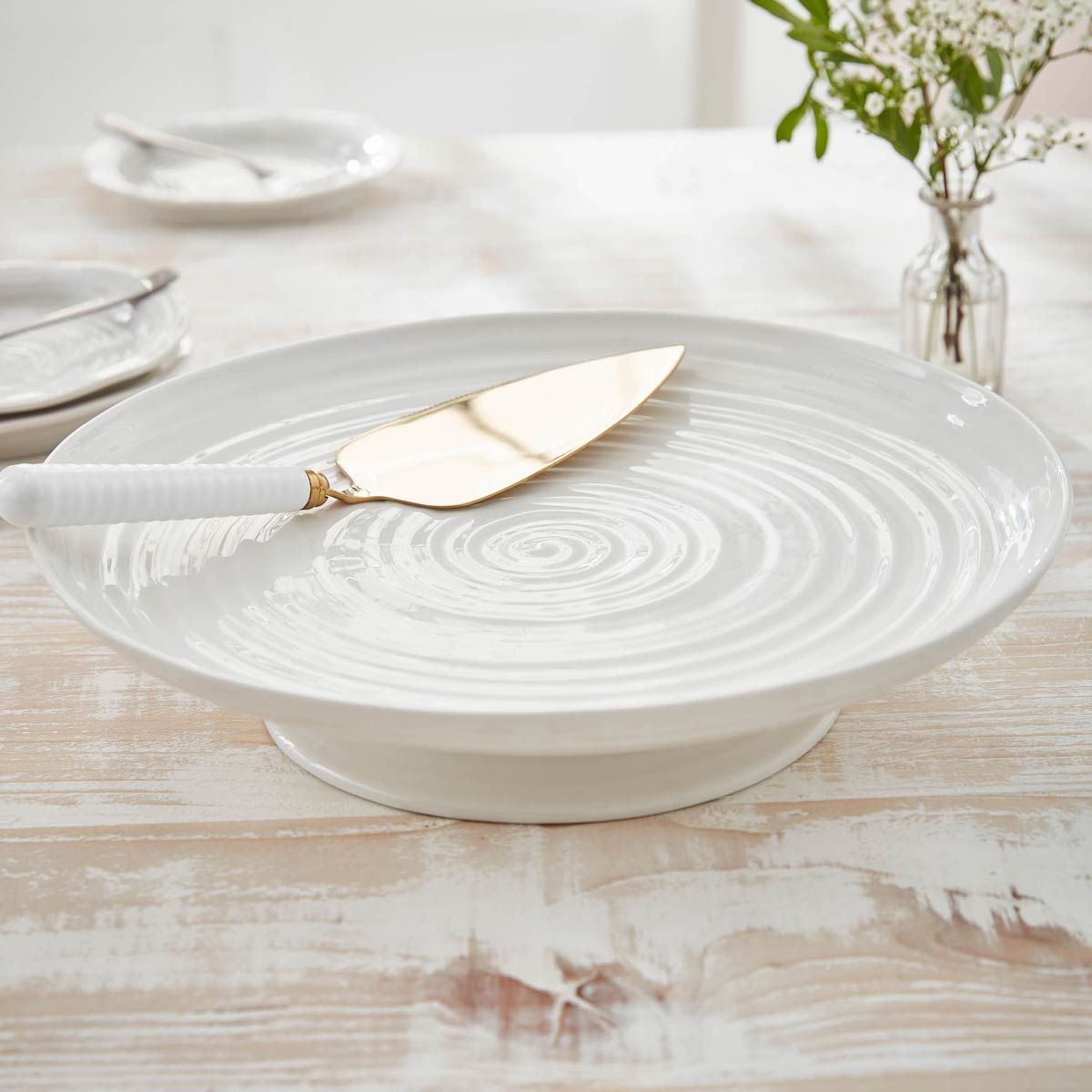 Sophie Conran for Portmeirion Footed Cake Plate 32cm x 6cm Single