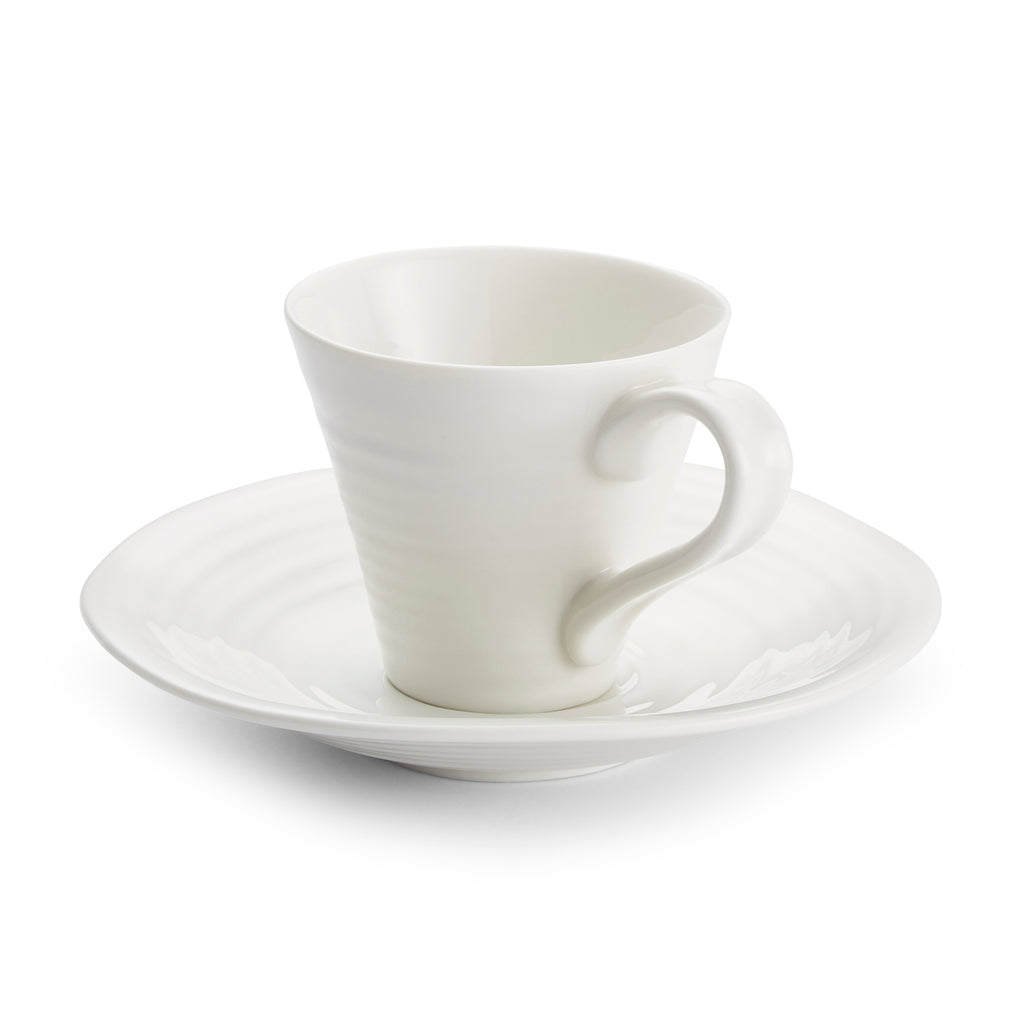 Sophie Conran for Portmeirion Espresso Cup & Saucer - Set of 2 0.08L Boxed Set