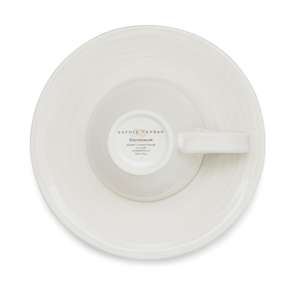 Sophie Conran for Portmeirion Espresso Cup & Saucer - Set of 2 0.08L Boxed Set