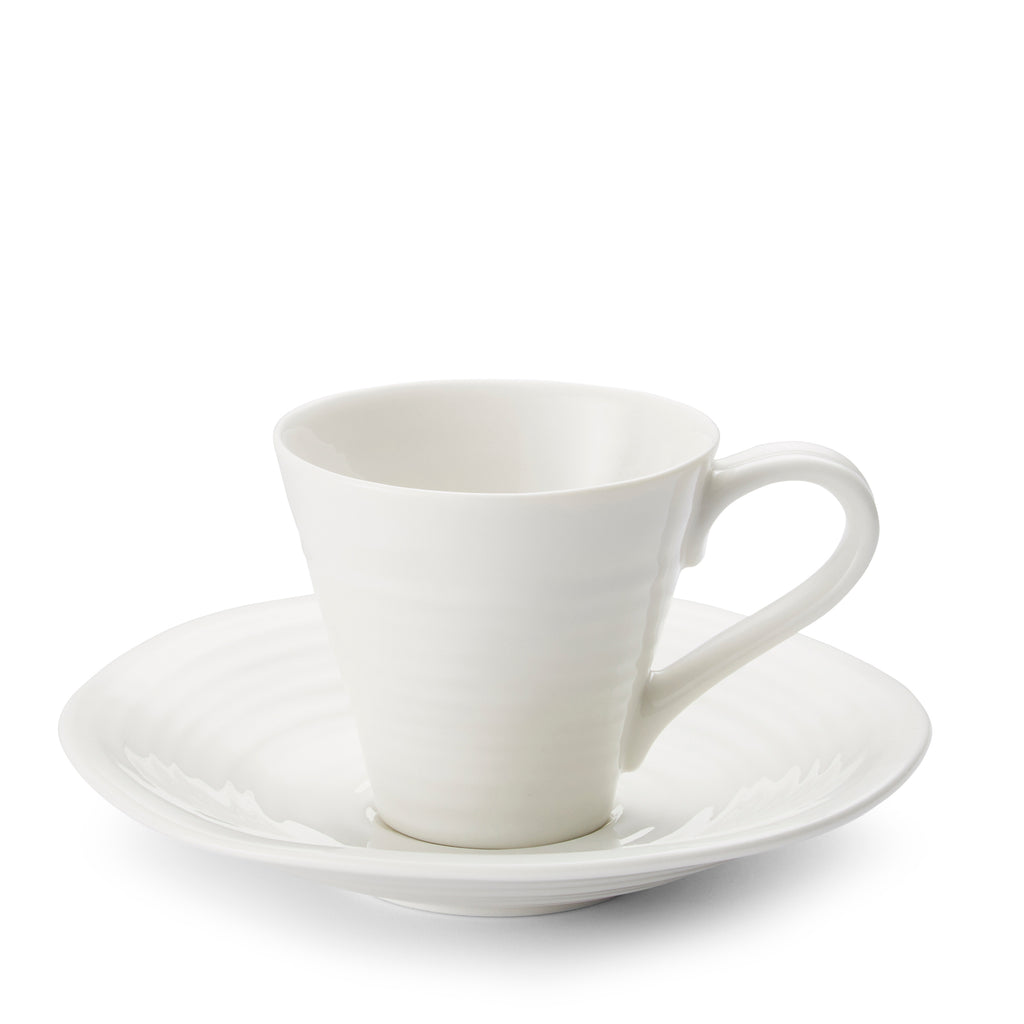 Sophie Conran for Portmeirion Espresso Cup & Saucer - Set of 2 0.08L Boxed Set