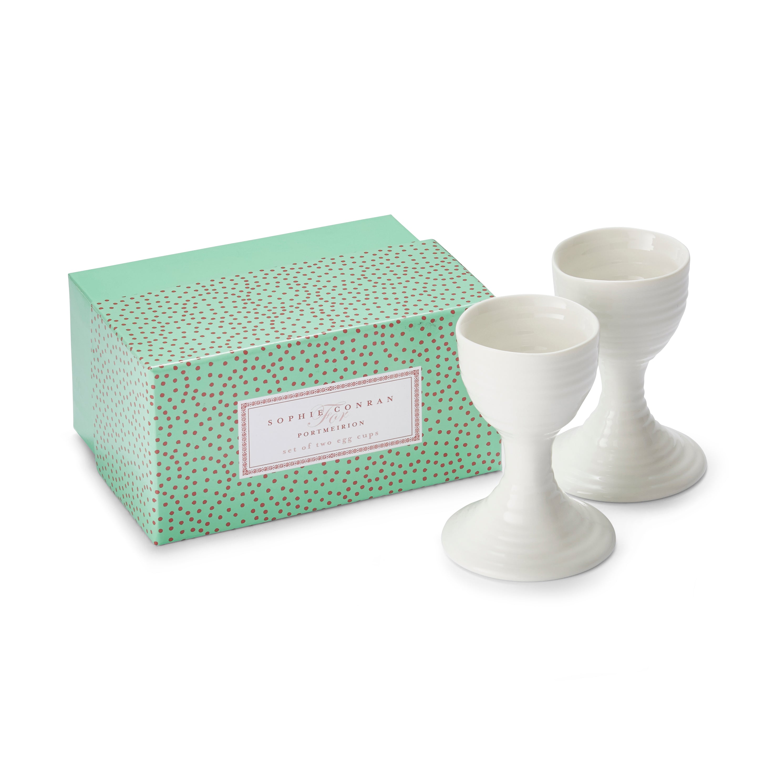 Sophie Conran for Portmeirion Egg Cups - Set of 2 9cm tall Boxed Set